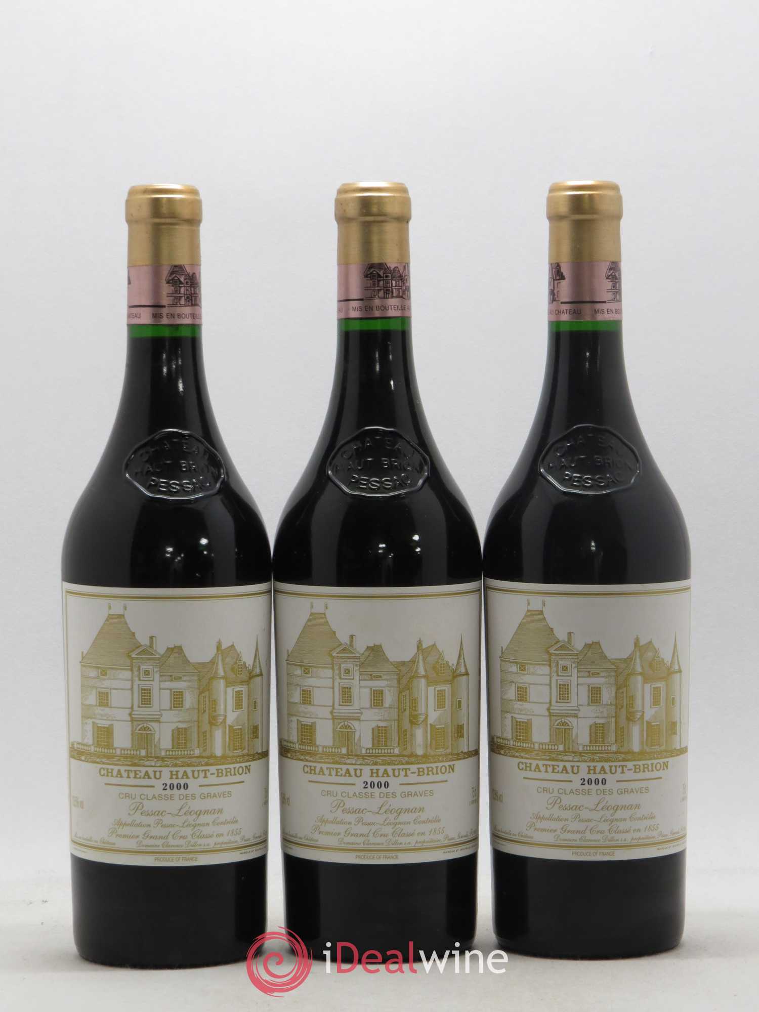 Château Haut Brion 1er Grand Cru Classé 2000 - Lot de 6 bouteilles - 1