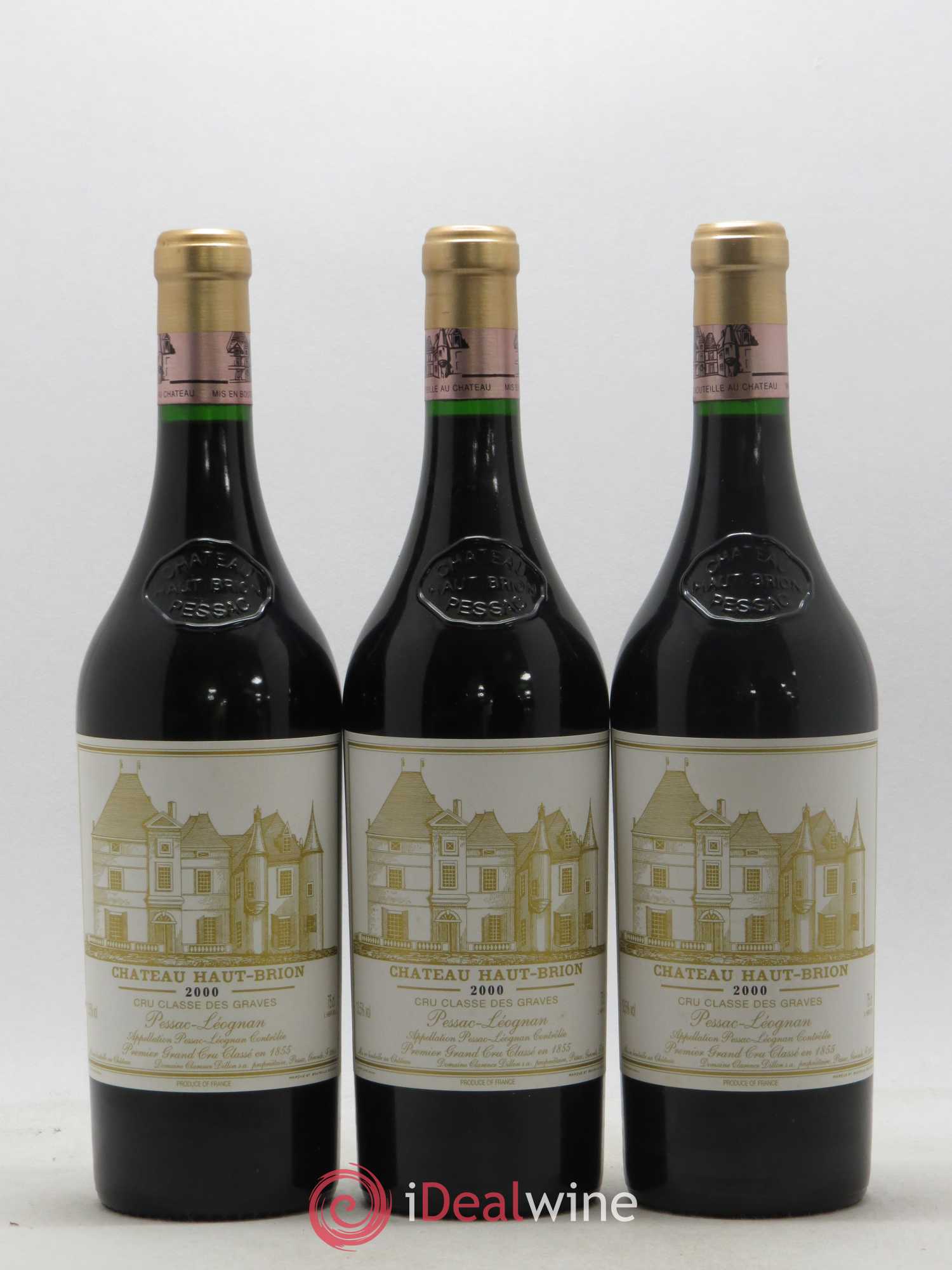 Château Haut Brion 1er Grand Cru Classé 2000 - Lot de 6 bouteilles - 2