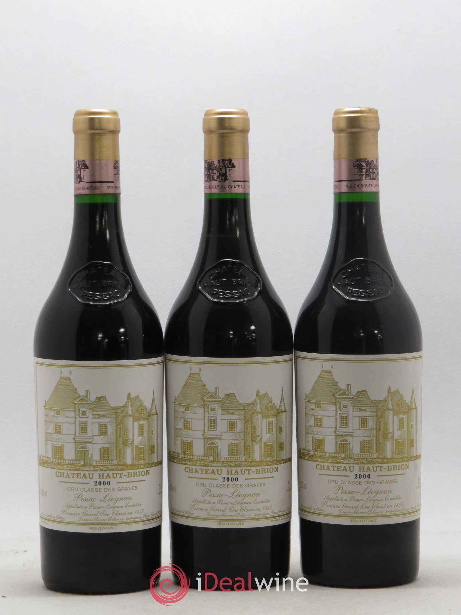Château Haut Brion 1er Grand Cru Classé 2000 - Lot de 6 bouteilles - 1