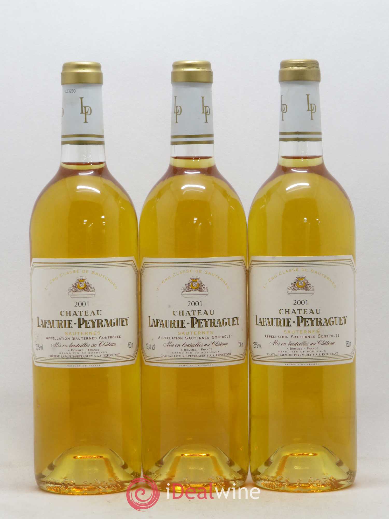 Château Lafaurie-Peyraguey 1er Grand Cru Classé 2001 - Lotto di 12 bottiglie - 2