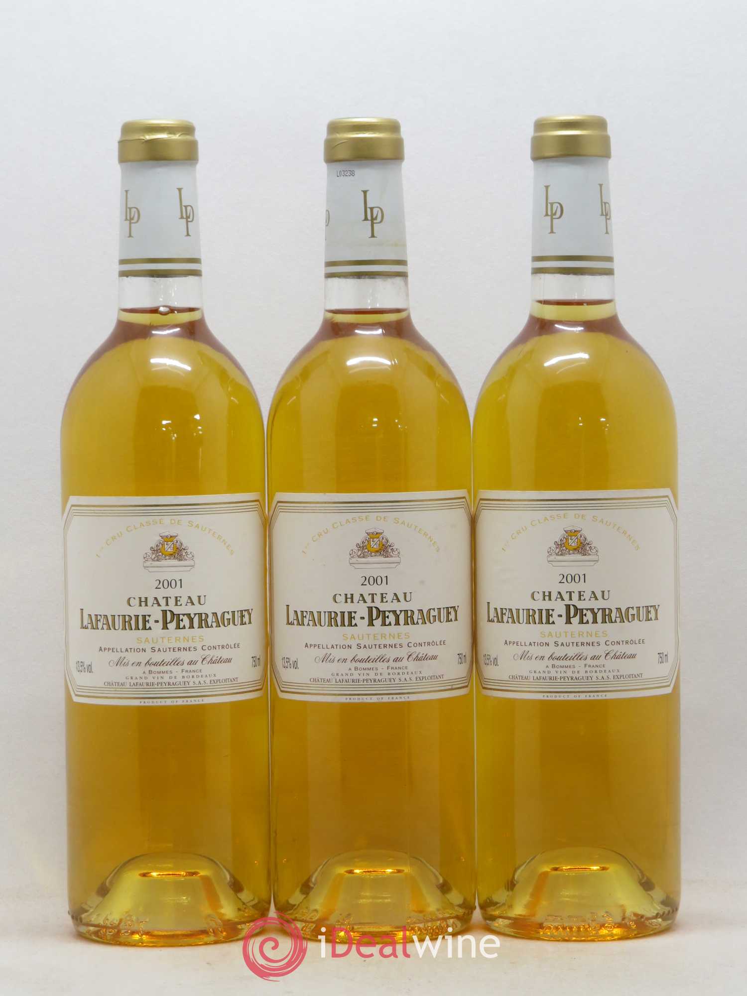 Château Lafaurie-Peyraguey 1er Grand Cru Classé 2001 - Lotto di 12 bottiglie - 4