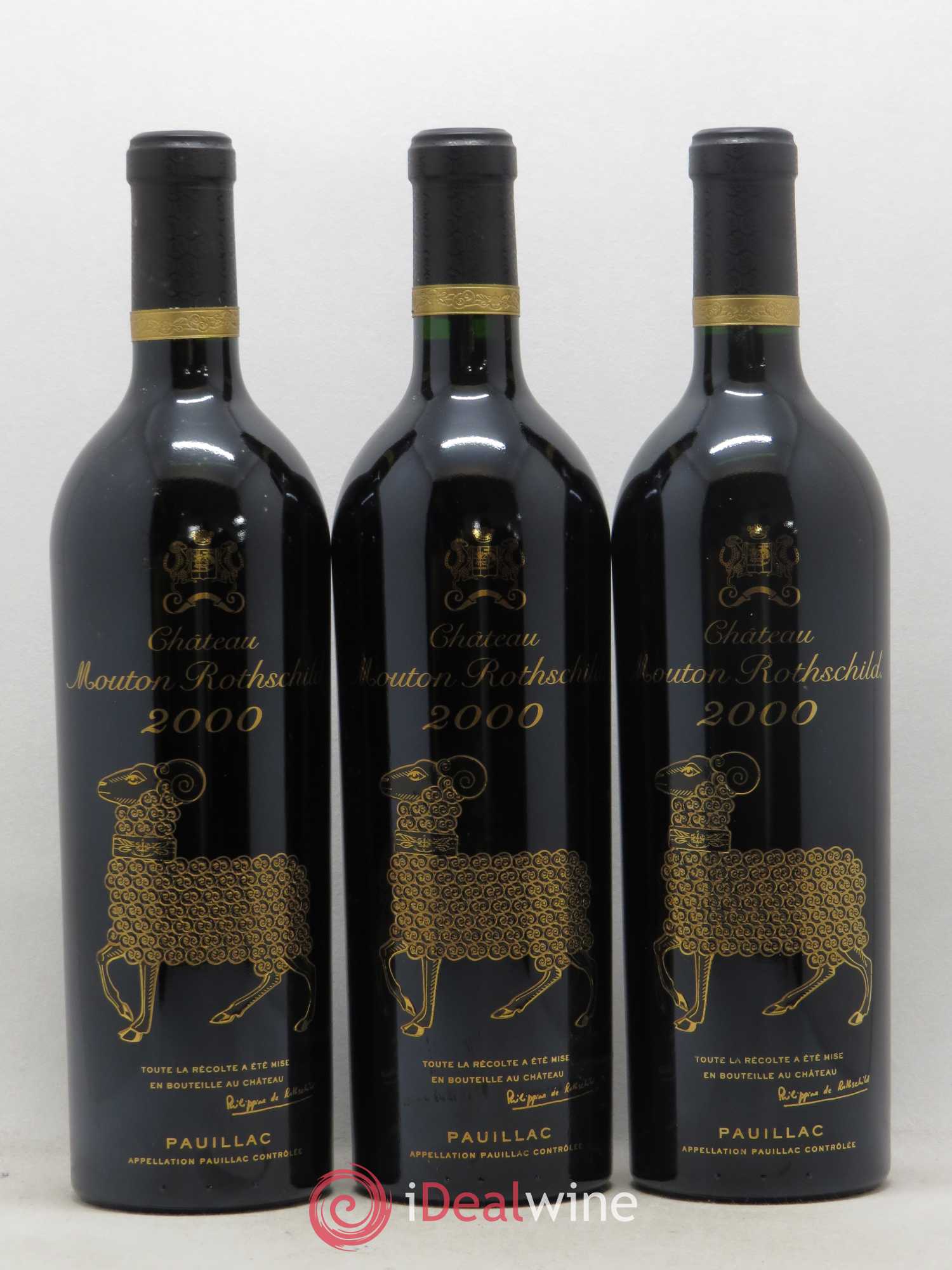 Château Mouton Rothschild 1er Grand Cru Classé 2000 - Lot de 6 bouteilles - 1