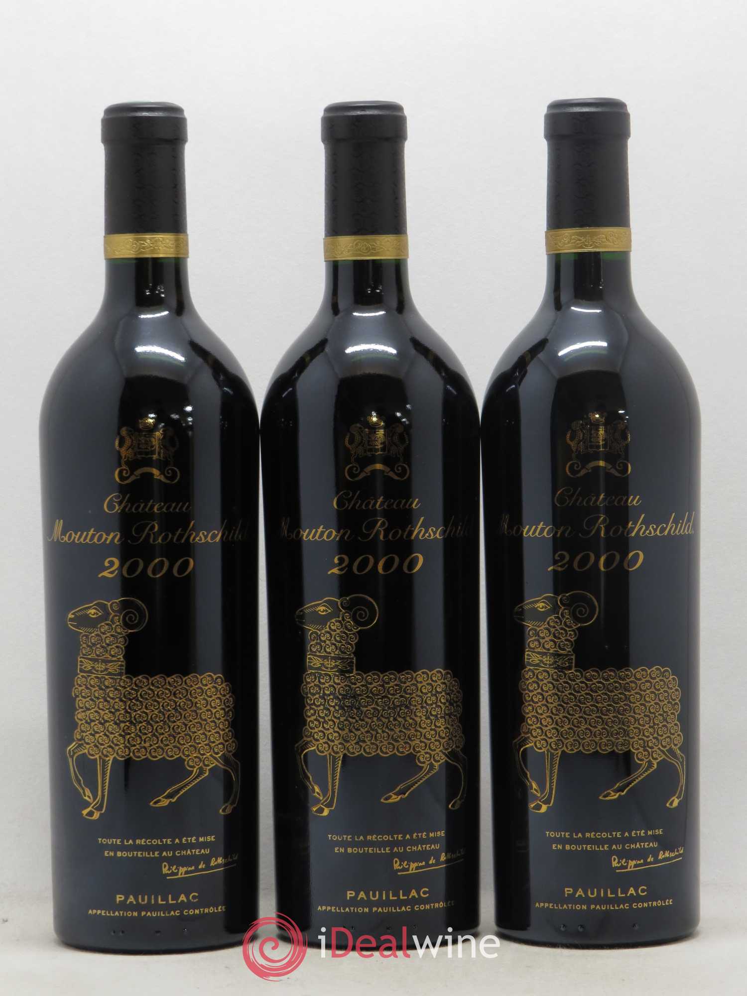 Château Mouton Rothschild 1er Grand Cru Classé 2000 - Lot de 6 bouteilles - 3