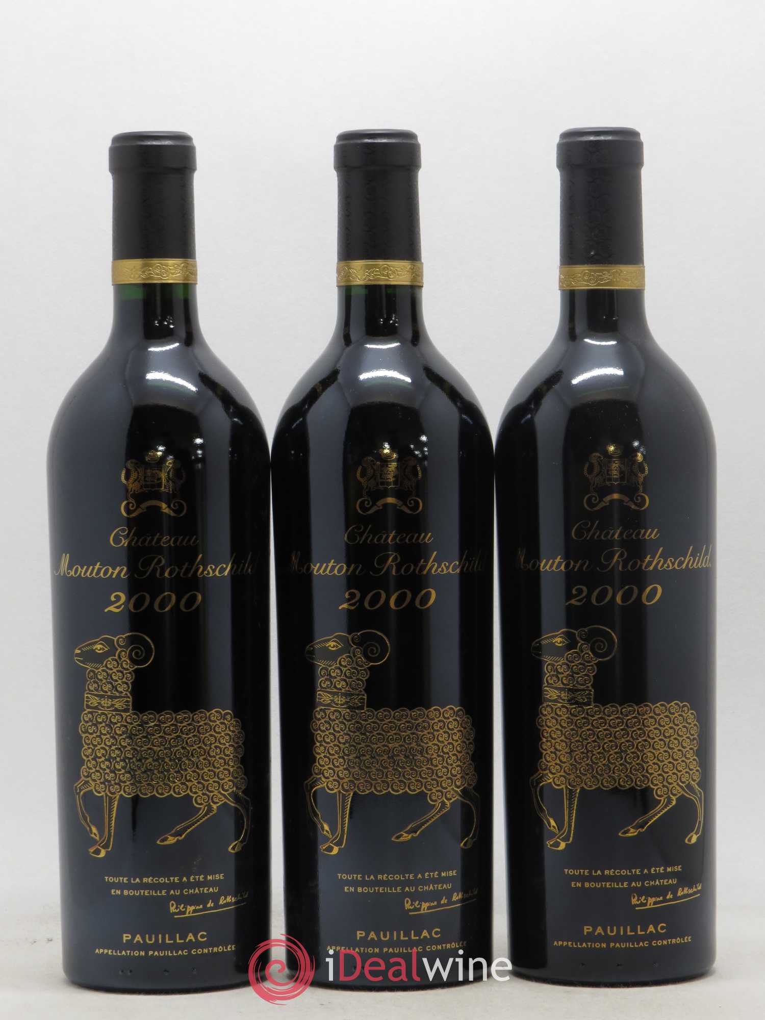 Château Mouton Rothschild 1er Grand Cru Classé 2000 - Lot de 6 bouteilles - 3