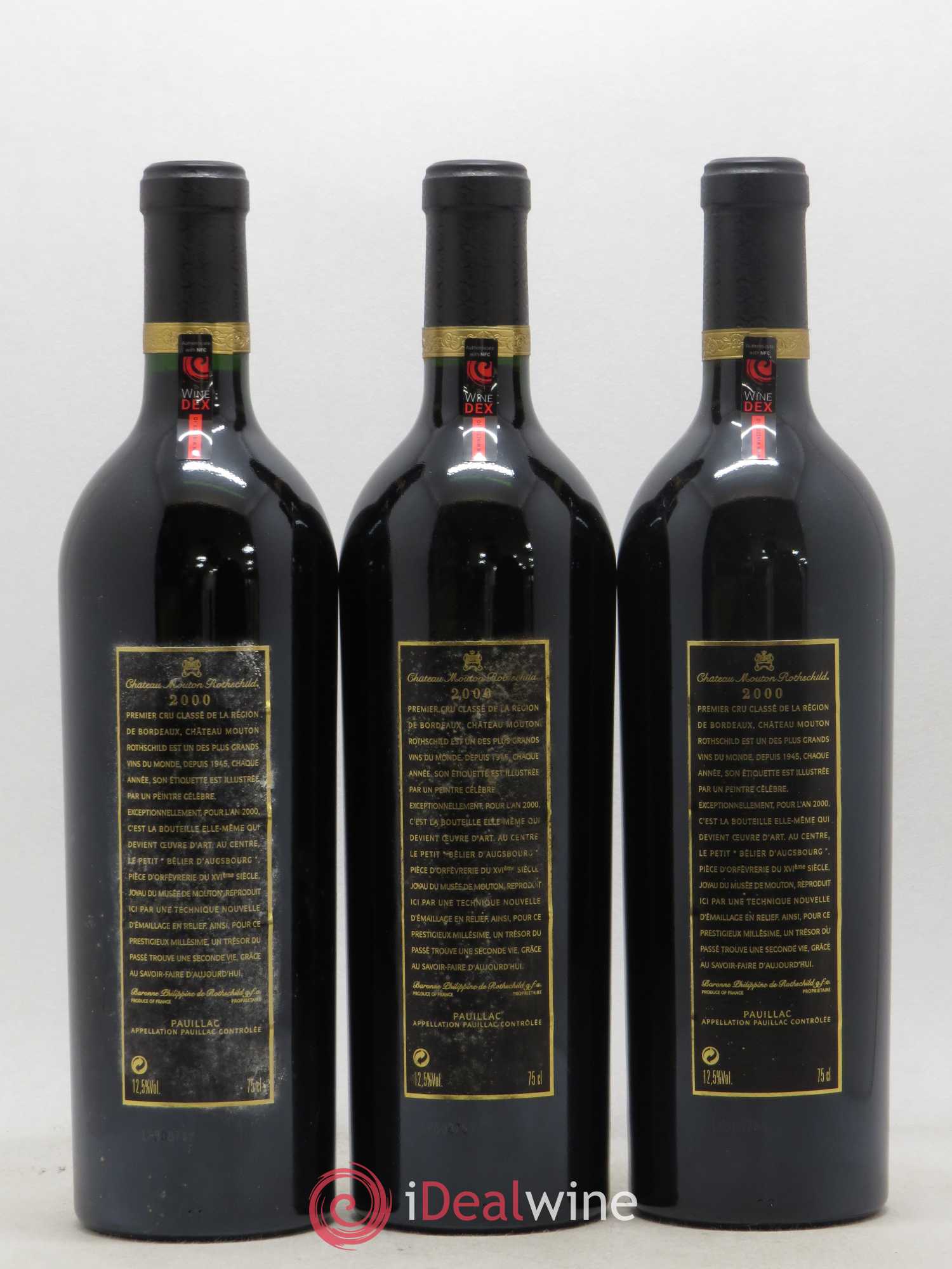 Château Mouton Rothschild 1er Grand Cru Classé 2000 - Lot de 6 bouteilles - 4