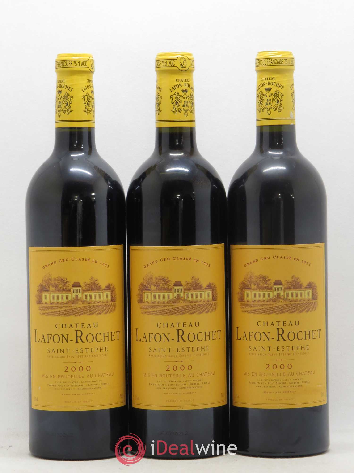 Château Lafon Rochet 4ème Grand Cru Classé 2000 - Lot de 12 bouteilles - 3