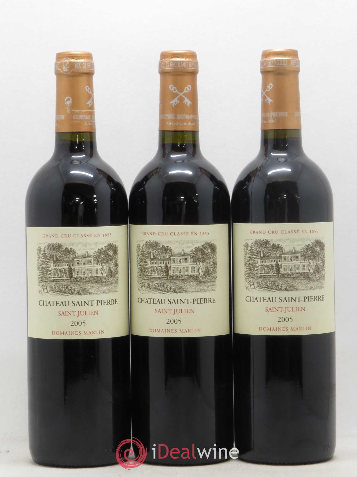 Château Saint-Pierre 4ème Grand Cru Classé 2005 - Lot de 12 bouteilles - 2