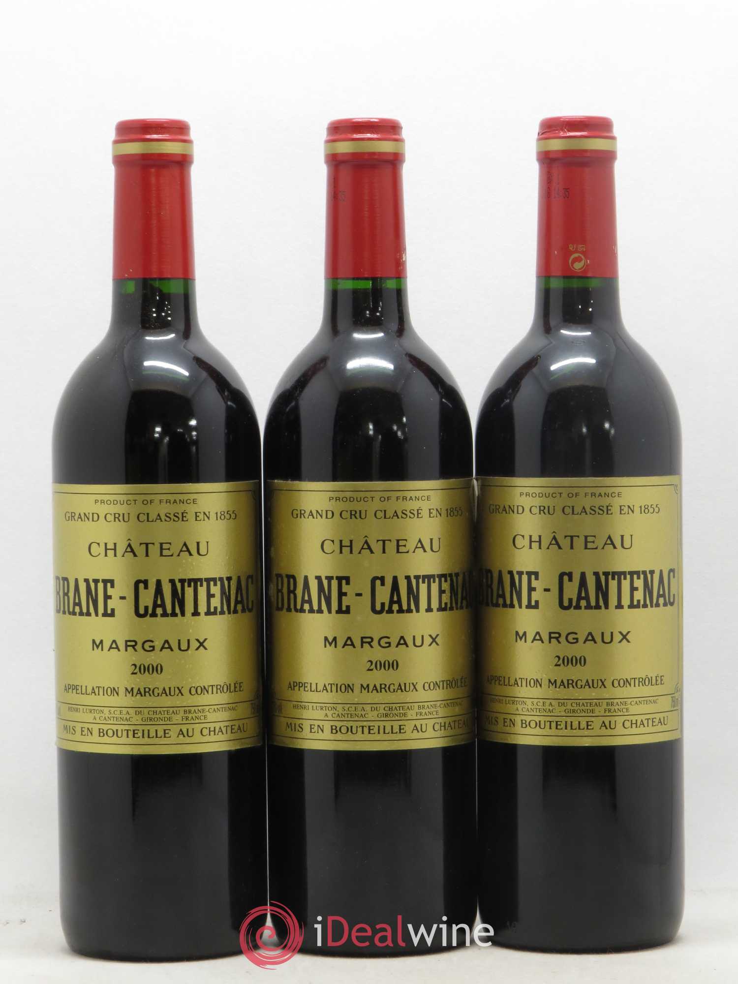 Château Brane Cantenac 2ème Grand Cru Classé 2000 - Lotto di 12 bottiglie - 1