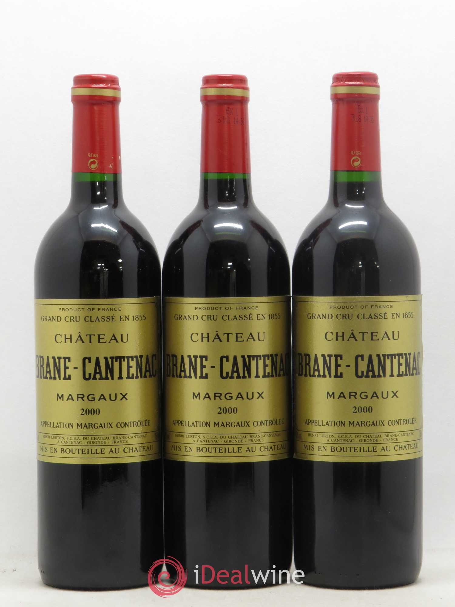 Château Brane Cantenac 2ème Grand Cru Classé 2000 - Lotto di 12 bottiglie - 3