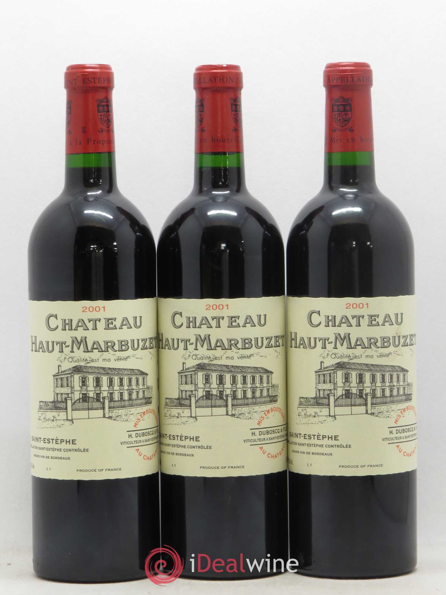 Château Haut Marbuzet 2001 - Lot de 12 bouteilles - 4