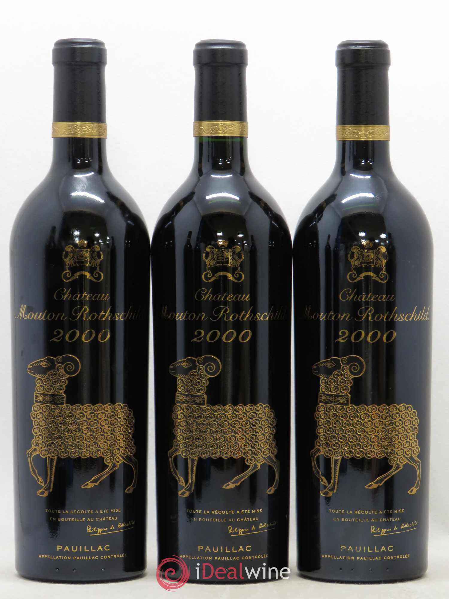 Château Mouton Rothschild 1er Grand Cru Classé 2000 - Lot de 6 bouteilles - 3
