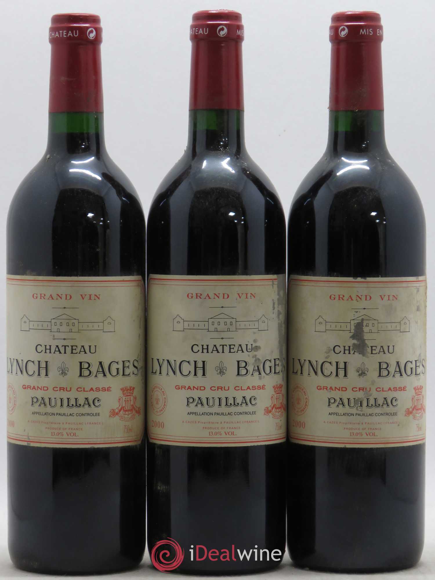 Château Lynch Bages 5ème Grand Cru Classé 2000 - Lot de 12 bouteilles - 2