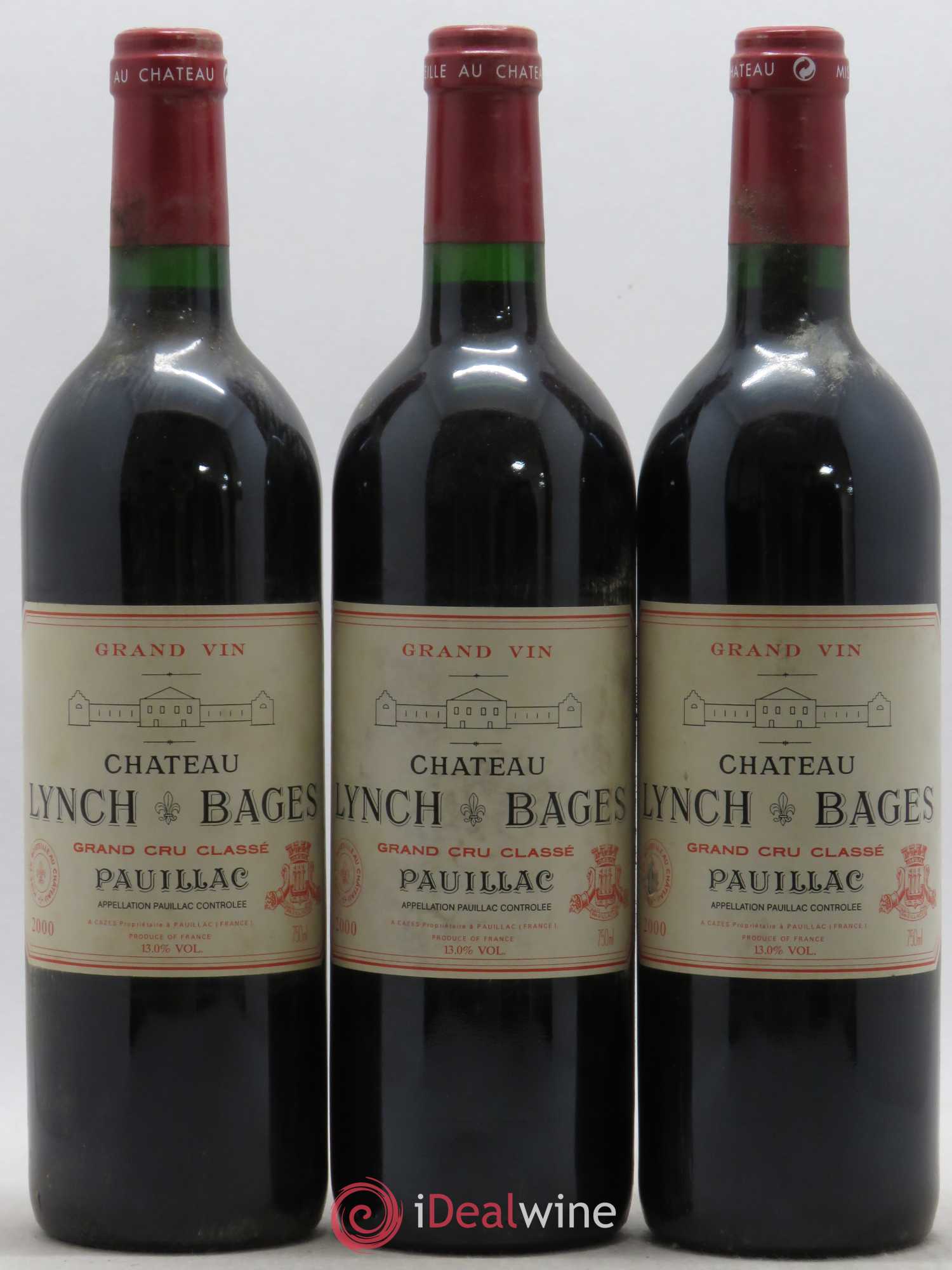 Château Lynch Bages 5ème Grand Cru Classé 2000 - Lot de 12 bouteilles - 4