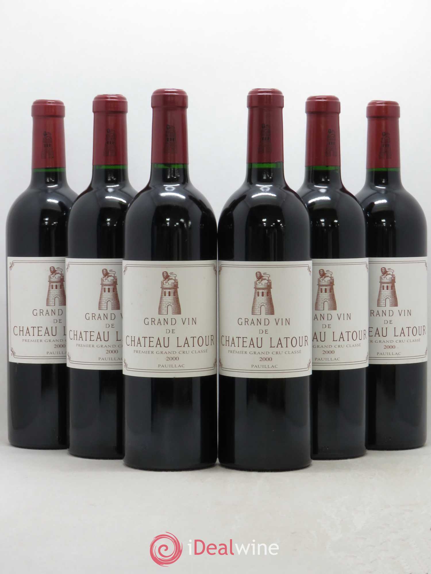 Château Latour 1er Grand Cru Classé 2000 - Lot de 6 bouteilles - 0