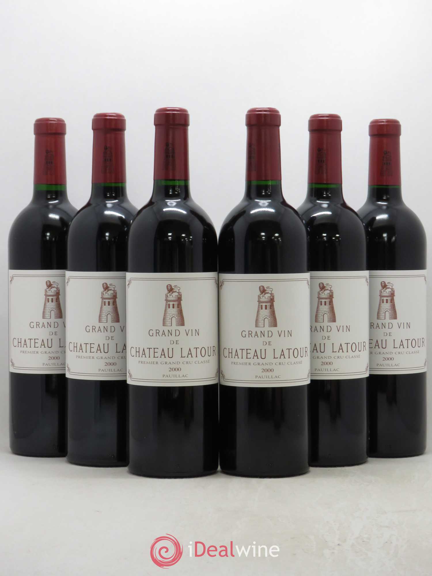 Château Latour 1er Grand Cru Classé 2000 - Lot de 6 bouteilles - 0