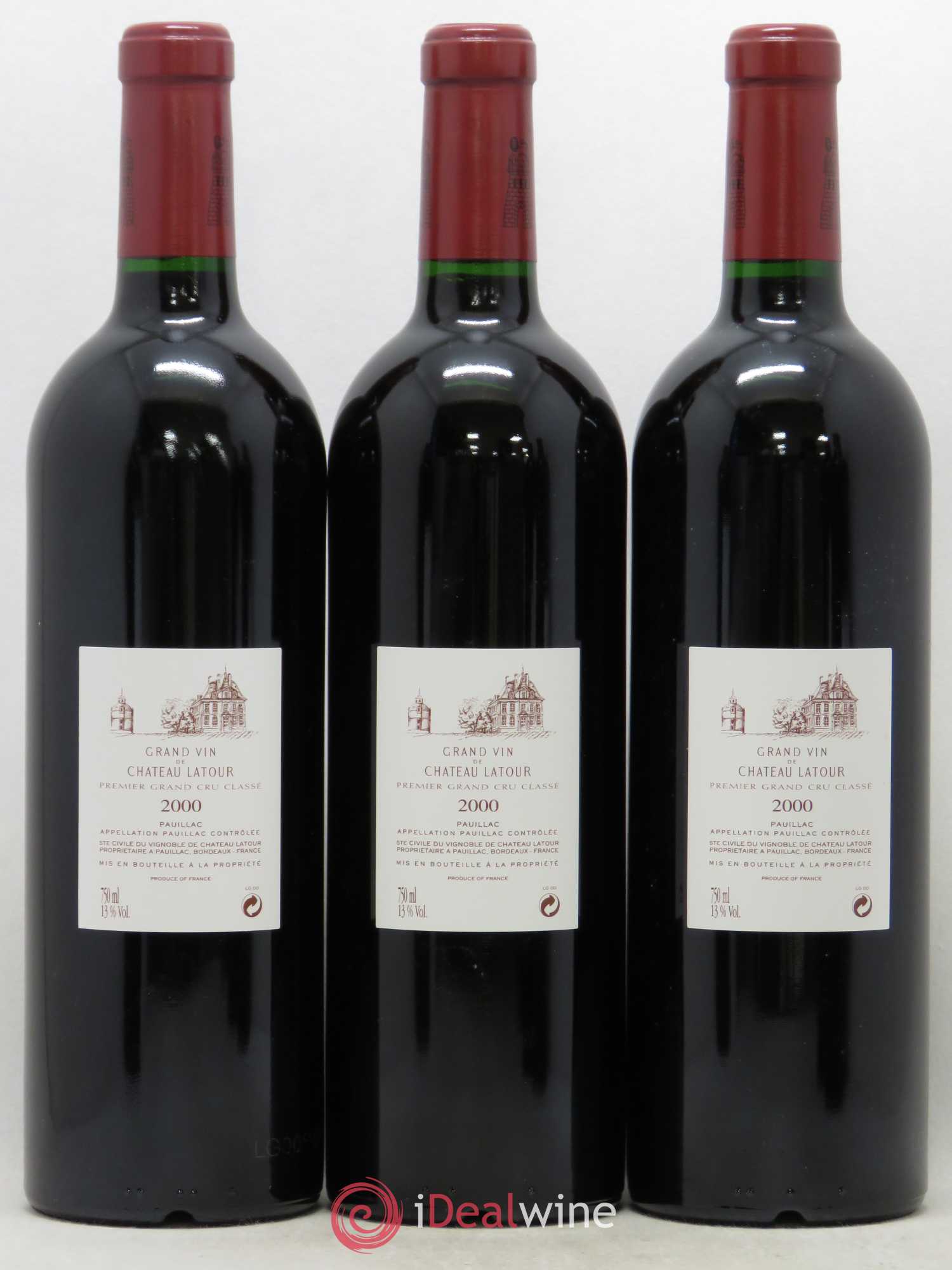 Château Latour 1er Grand Cru Classé 2000 - Lot de 6 bouteilles - 2
