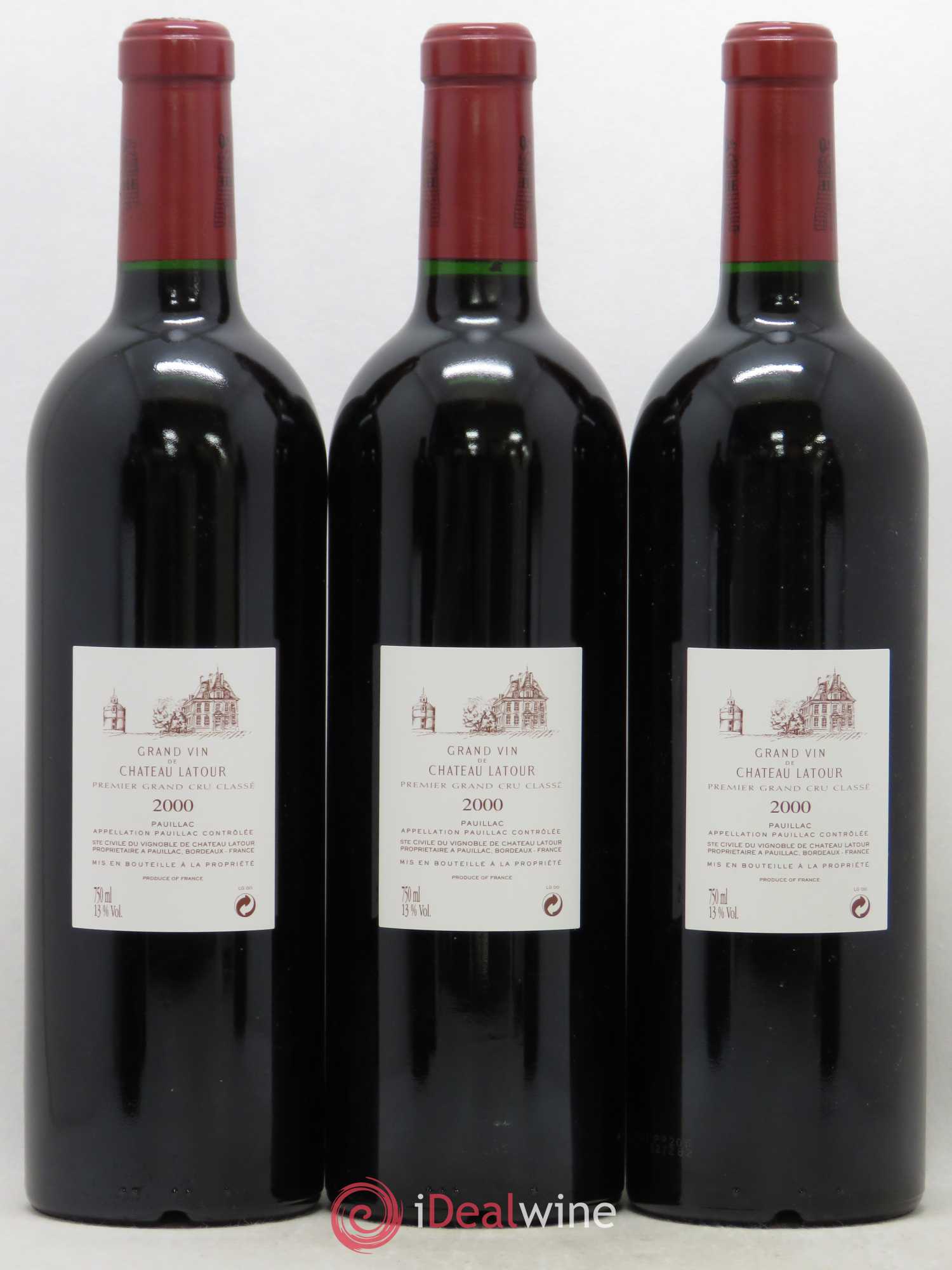 Château Latour 1er Grand Cru Classé 2000 - Lot de 6 bouteilles - 4