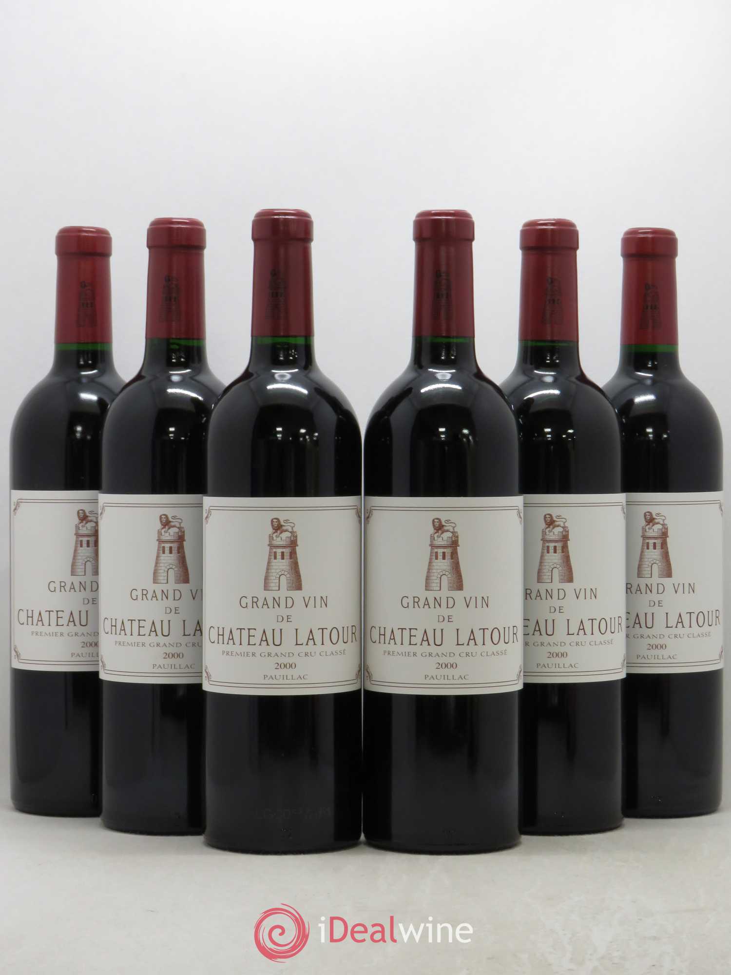 Château Latour 1er Grand Cru Classé 2000 - Lot de 6 bouteilles - 0