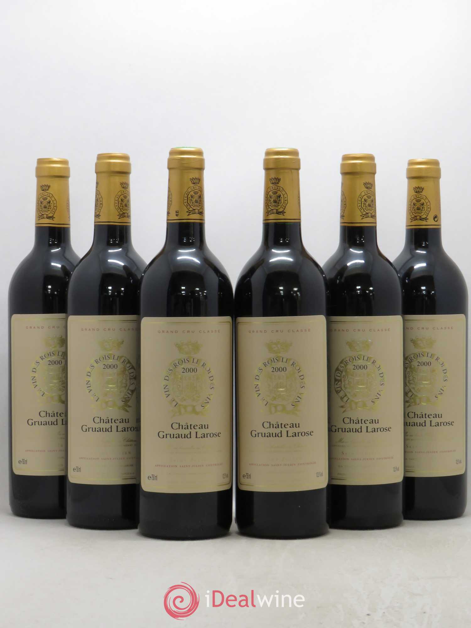 Château Gruaud Larose 2ème Grand Cru Classé 2000 - Lot de 6 bouteilles - 0