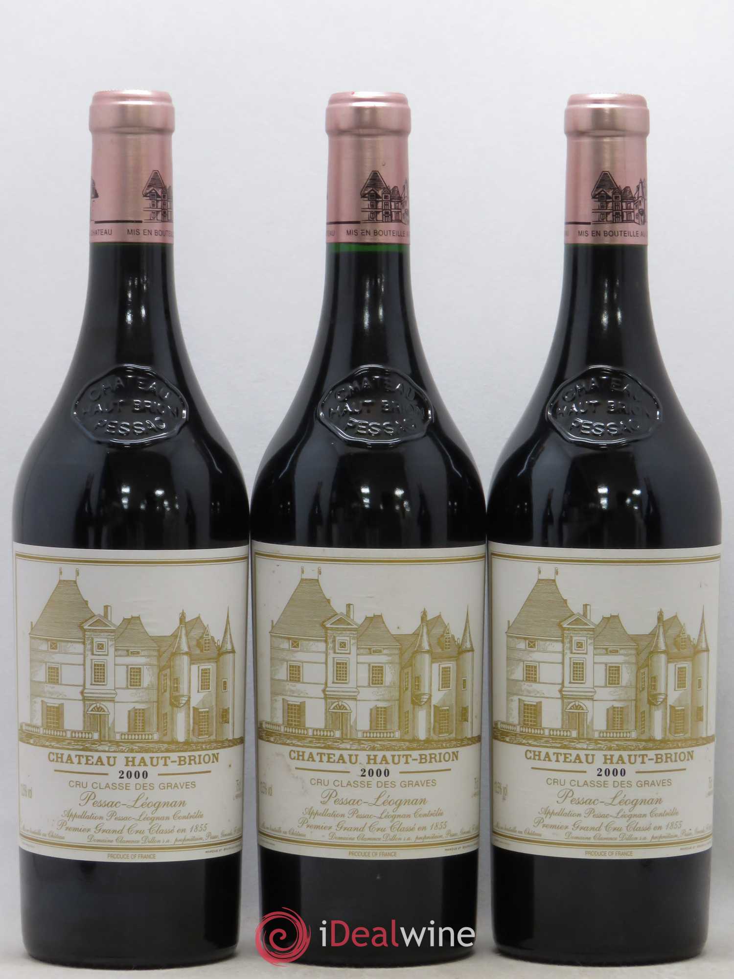 Château Haut Brion 1er Grand Cru Classé 2000 - Lot de 6 bouteilles - 1