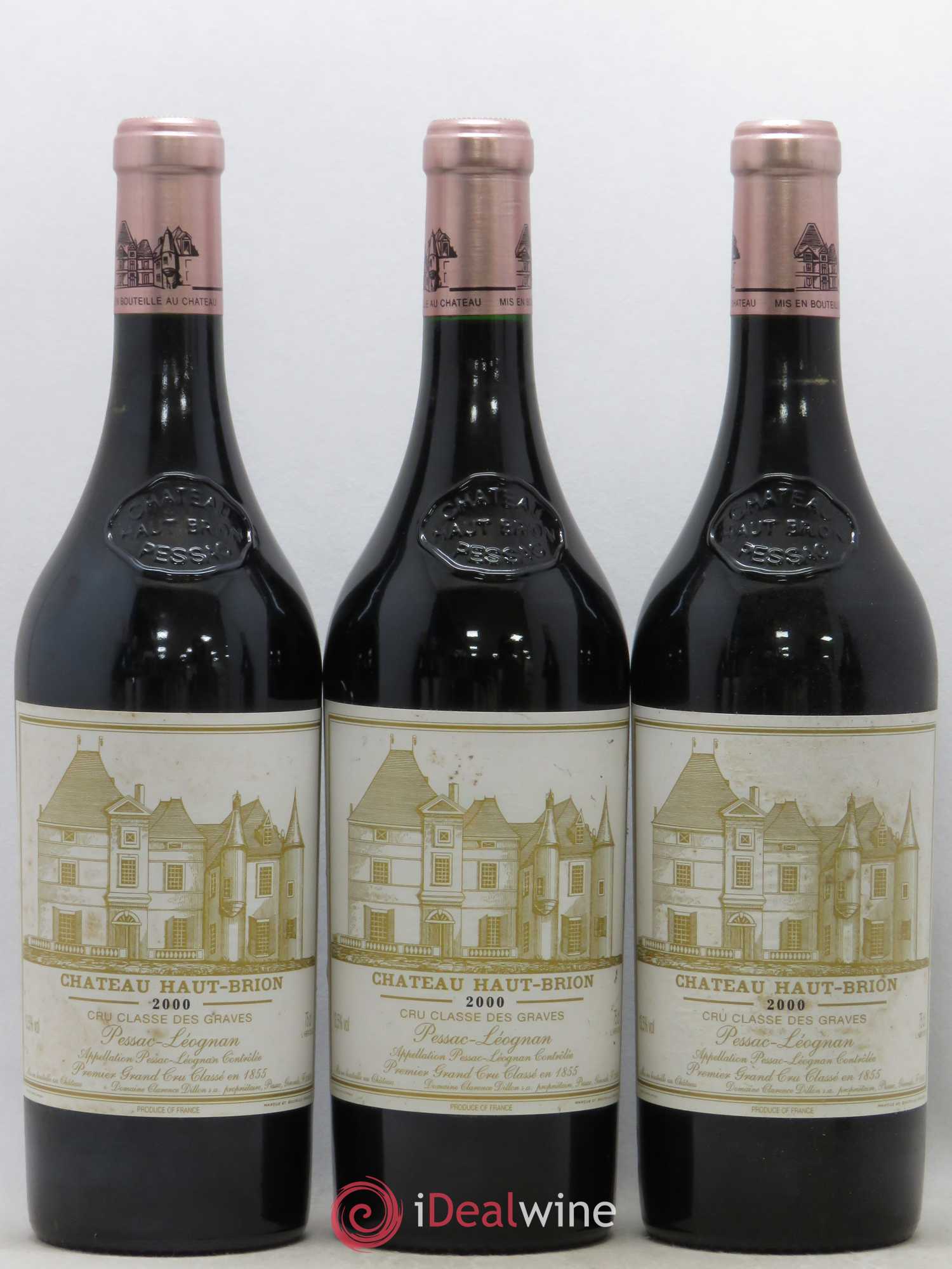 Château Haut Brion 1er Grand Cru Classé 2000 - Lot de 6 bouteilles - 2