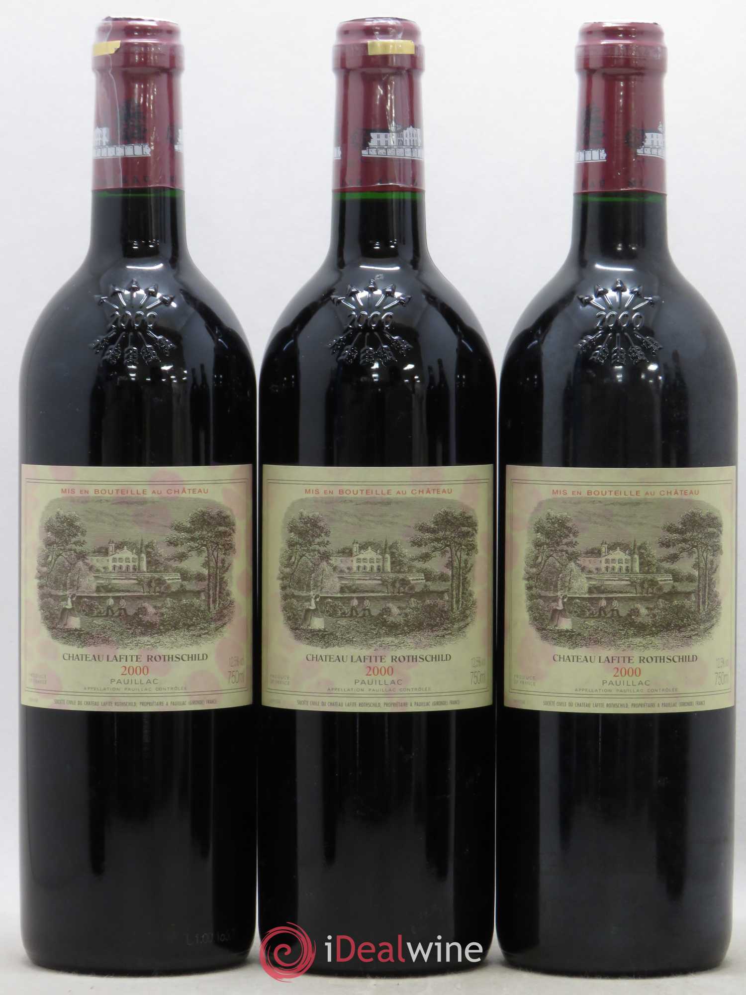Château Lafite Rothschild 1er Grand Cru Classé 2000 - Lot de 6 bouteilles - 2