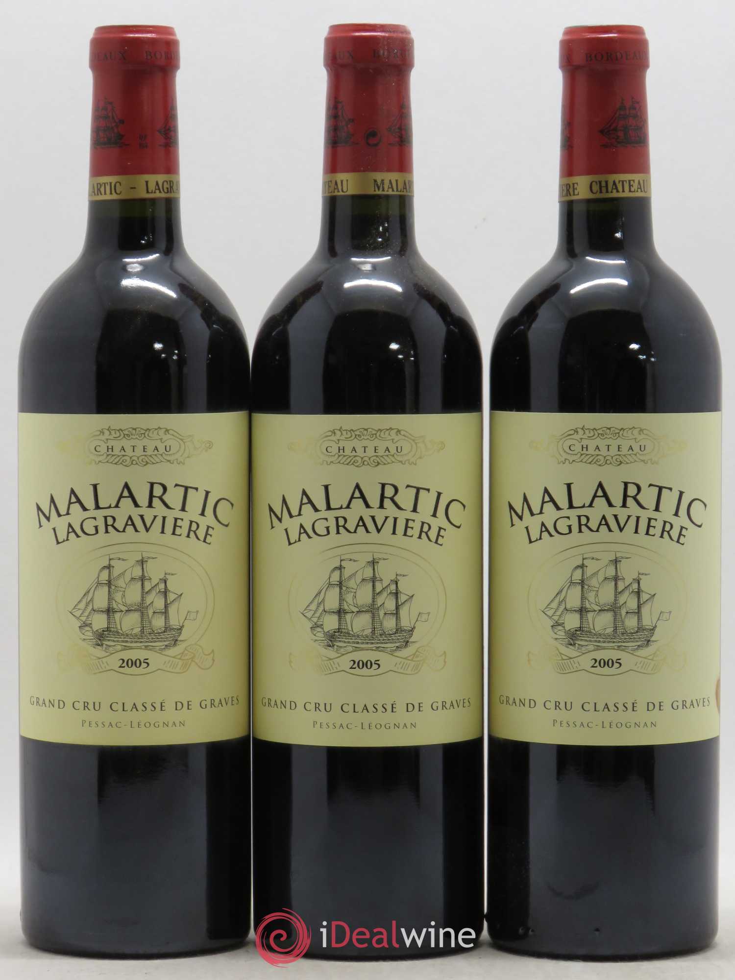 Château Malartic-Lagravière Cru Classé de Graves 2005 - Lot de 12 bouteilles - 1