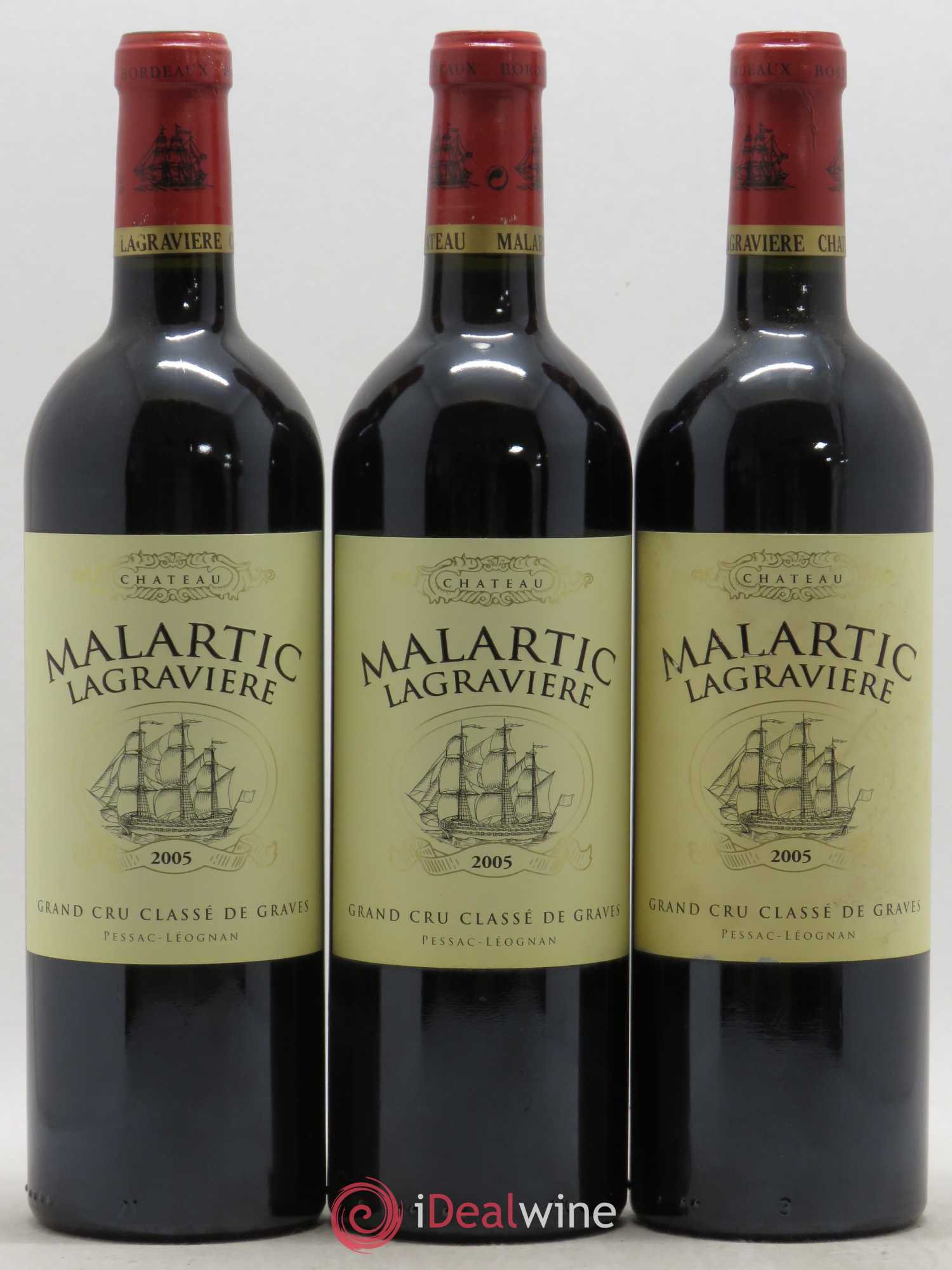 Château Malartic-Lagravière Cru Classé de Graves 2005 - Lot de 12 bouteilles - 2
