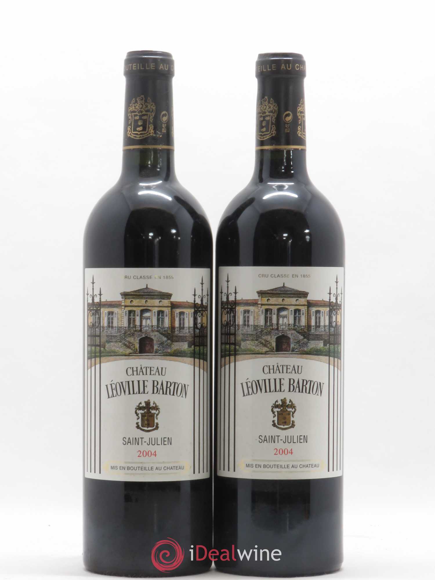 Château Léoville Barton 2ème Grand Cru Classé 2004 - Lot de 2 bouteilles - 0