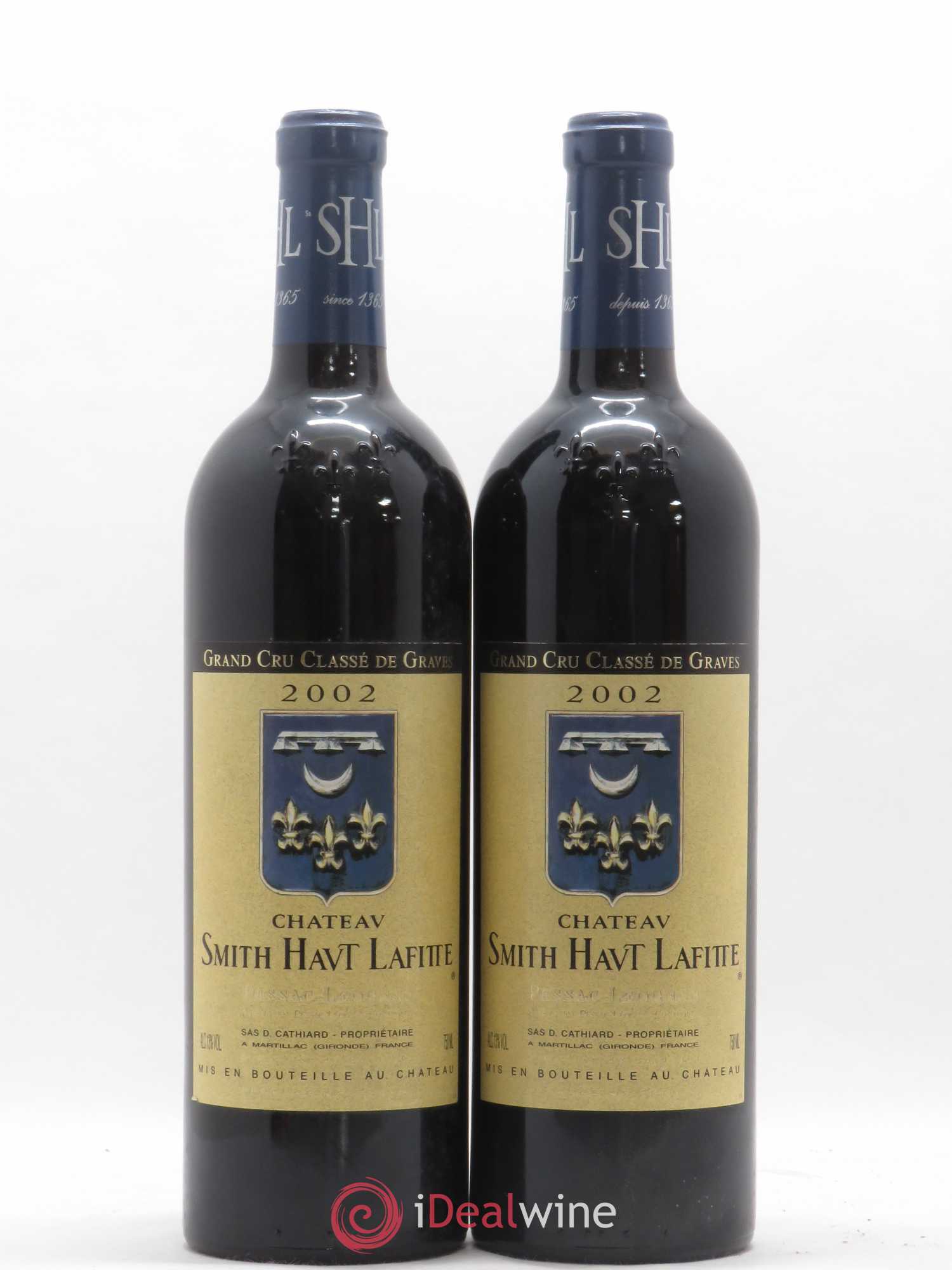 Château Smith Haut Lafitte Cru Classé de Graves 2002 - Lot de 2 bouteilles - 0