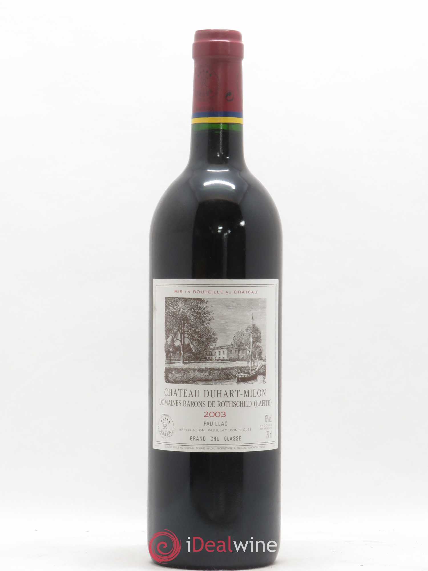 Château Duhart-Milon 4ème Grand Cru Classé 2003 - Lot de 1 bouteille - 0
