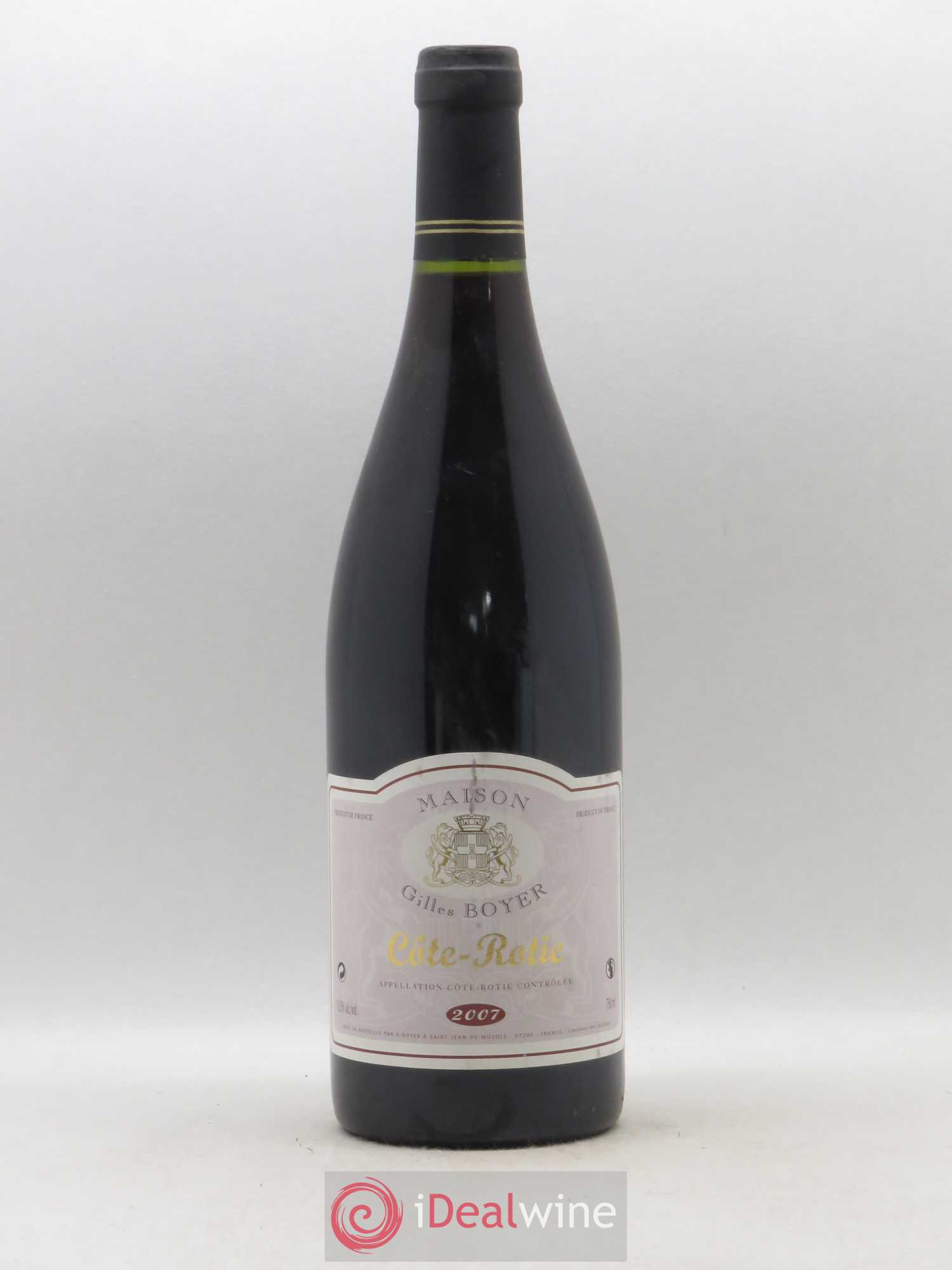 Côte-Rôtie Maison Gilles Boyer 2007 - Posten von 1 Flasche - 0