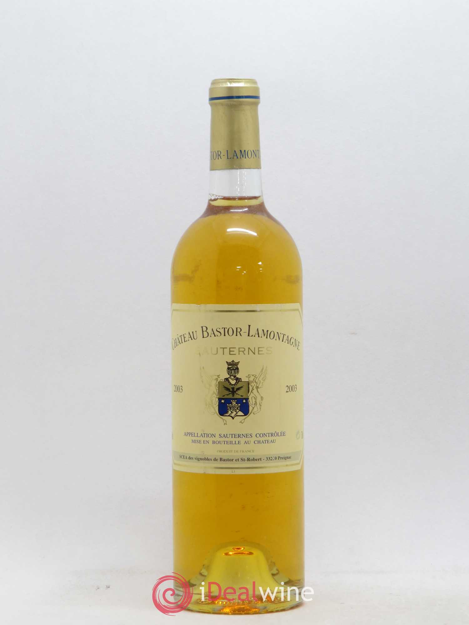 Château Bastor Lamontagne 2003 - Lot de 1 bouteille - 0