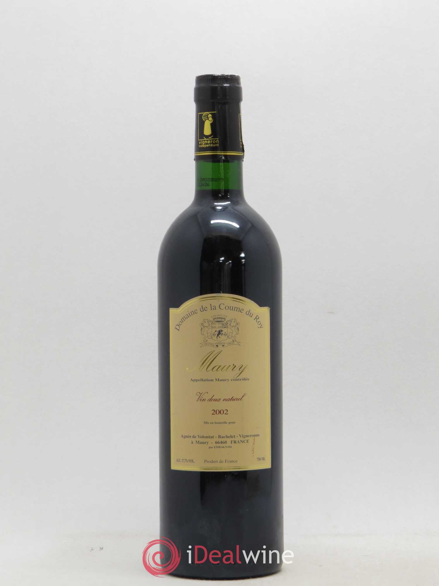 Maury Domaine de la Coume du Roy 2002 - Lot de 1 bouteille - 0