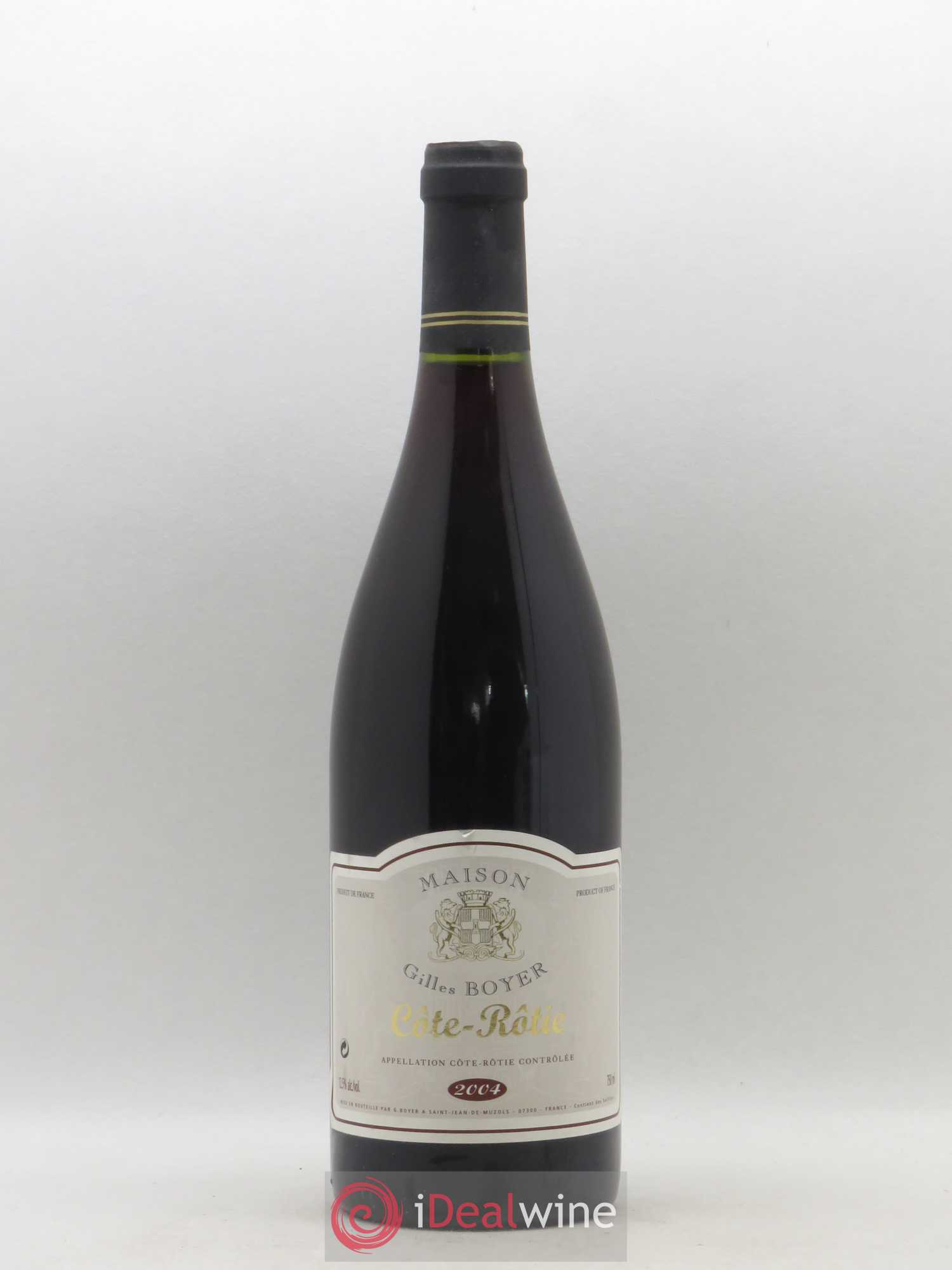 Côte-Rôtie Maison Gilles Boyer 2004 - Posten von 1 Flasche - 0
