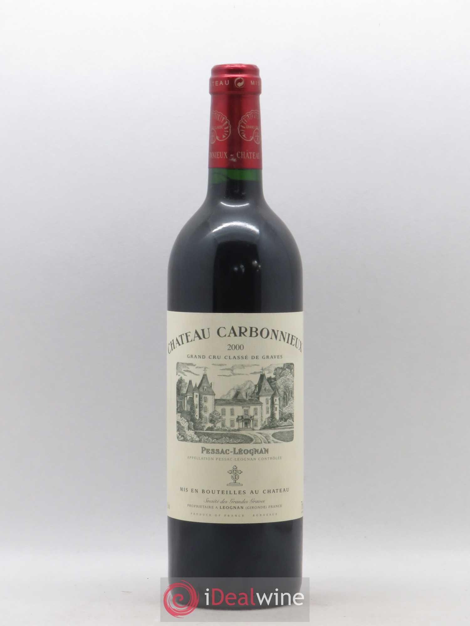 Château Carbonnieux Cru Classé de Graves 2000 - Lot de 1 bouteille - 0