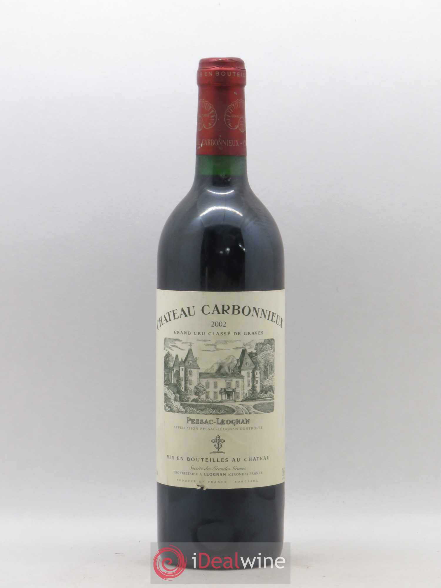 Château Carbonnieux Cru Classé de Graves 2002 - Lot de 1 bouteille - 0