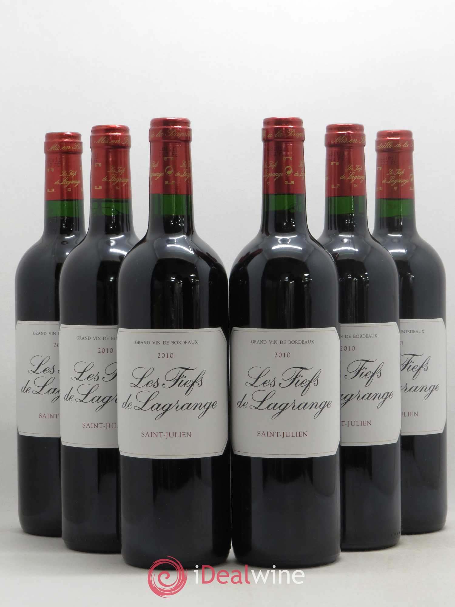 Les Fiefs de Lagrange Second Vin 2010 - Lot de 6 bouteilles - 0