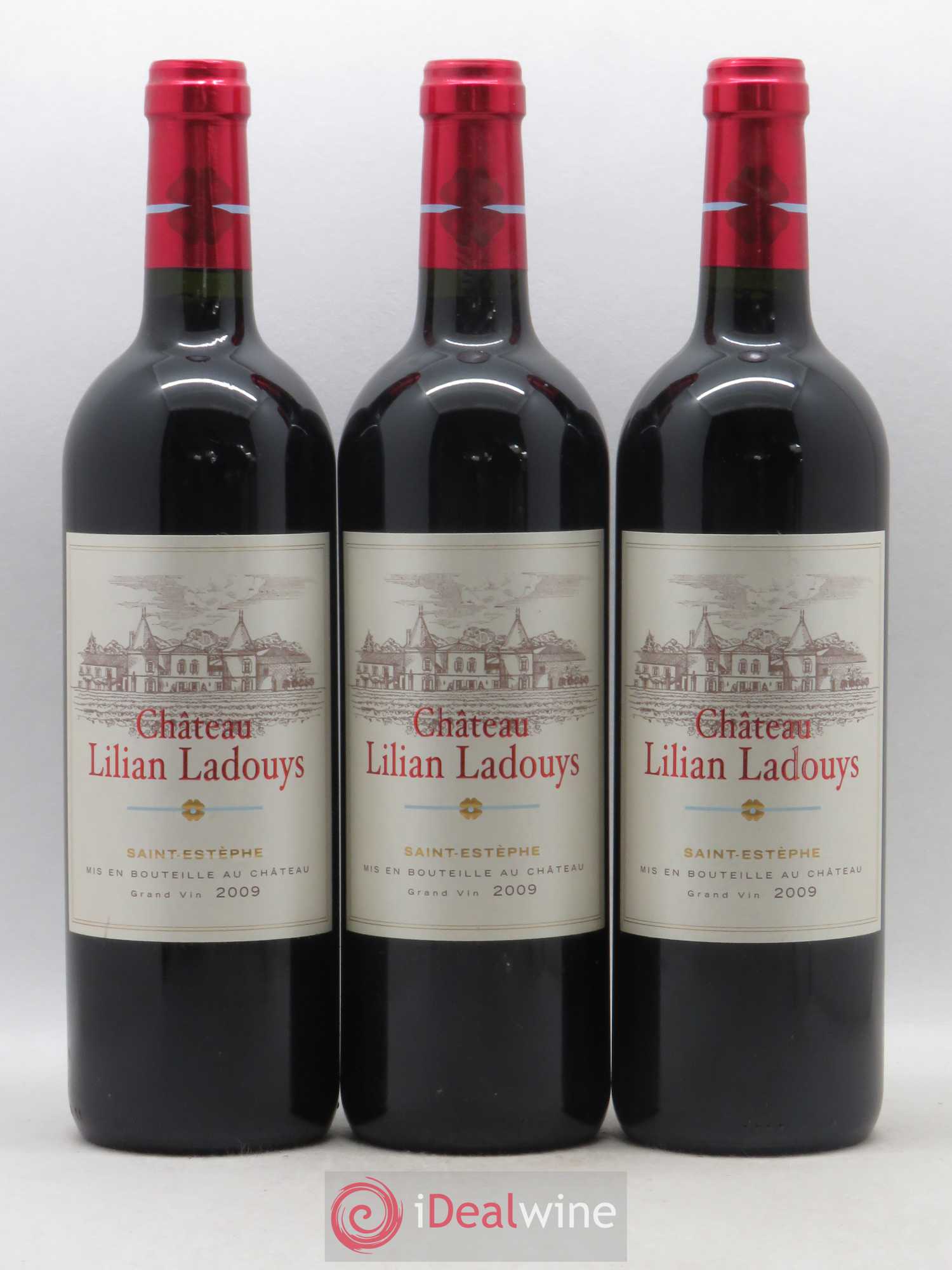 Château Lilian Ladouys Cru Bourgeois 2009 - Lot de 3 bouteilles - 0