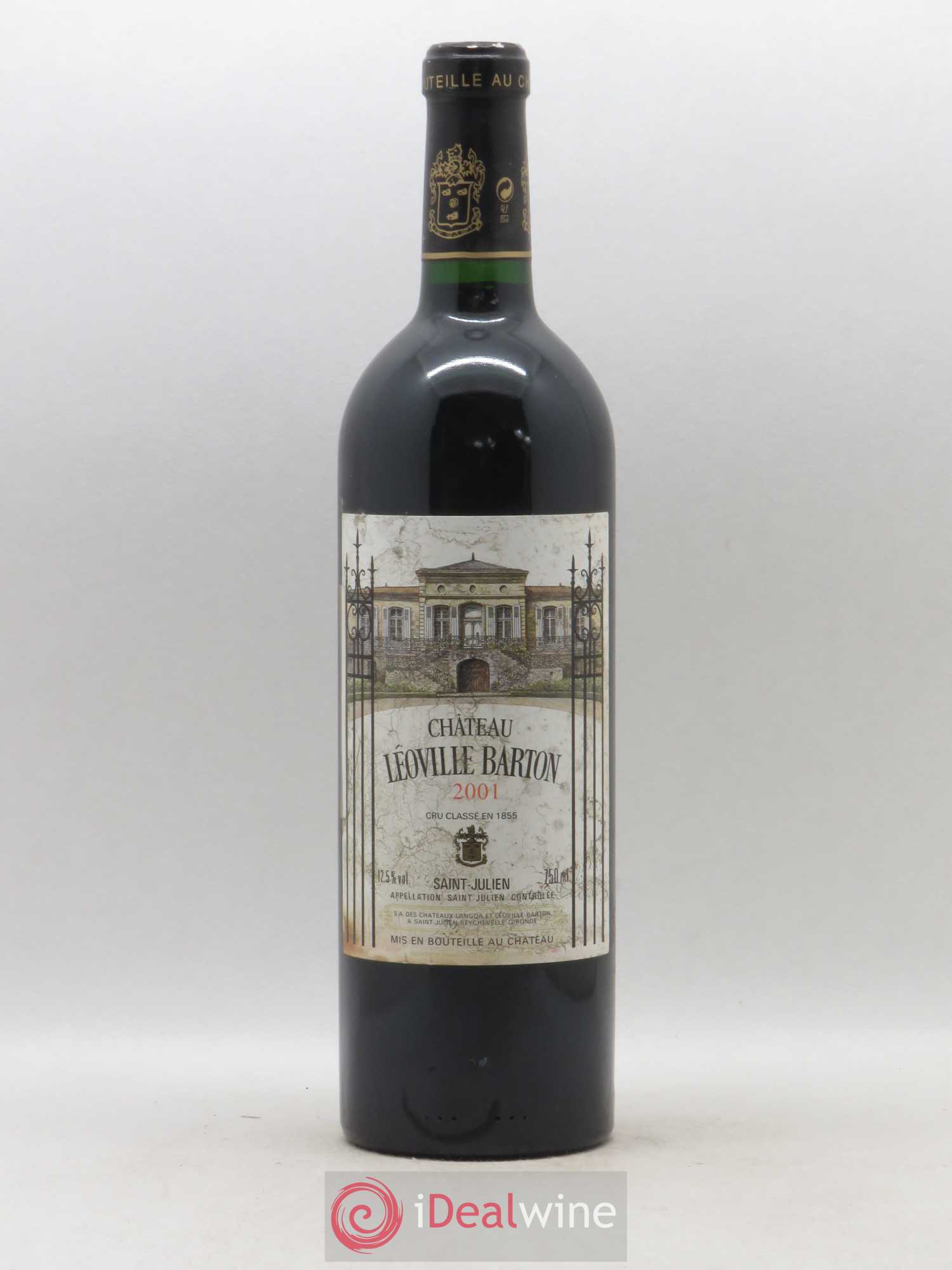 Château Léoville Barton 2ème Grand Cru Classé 2001 - Lot de 1 bouteille - 0