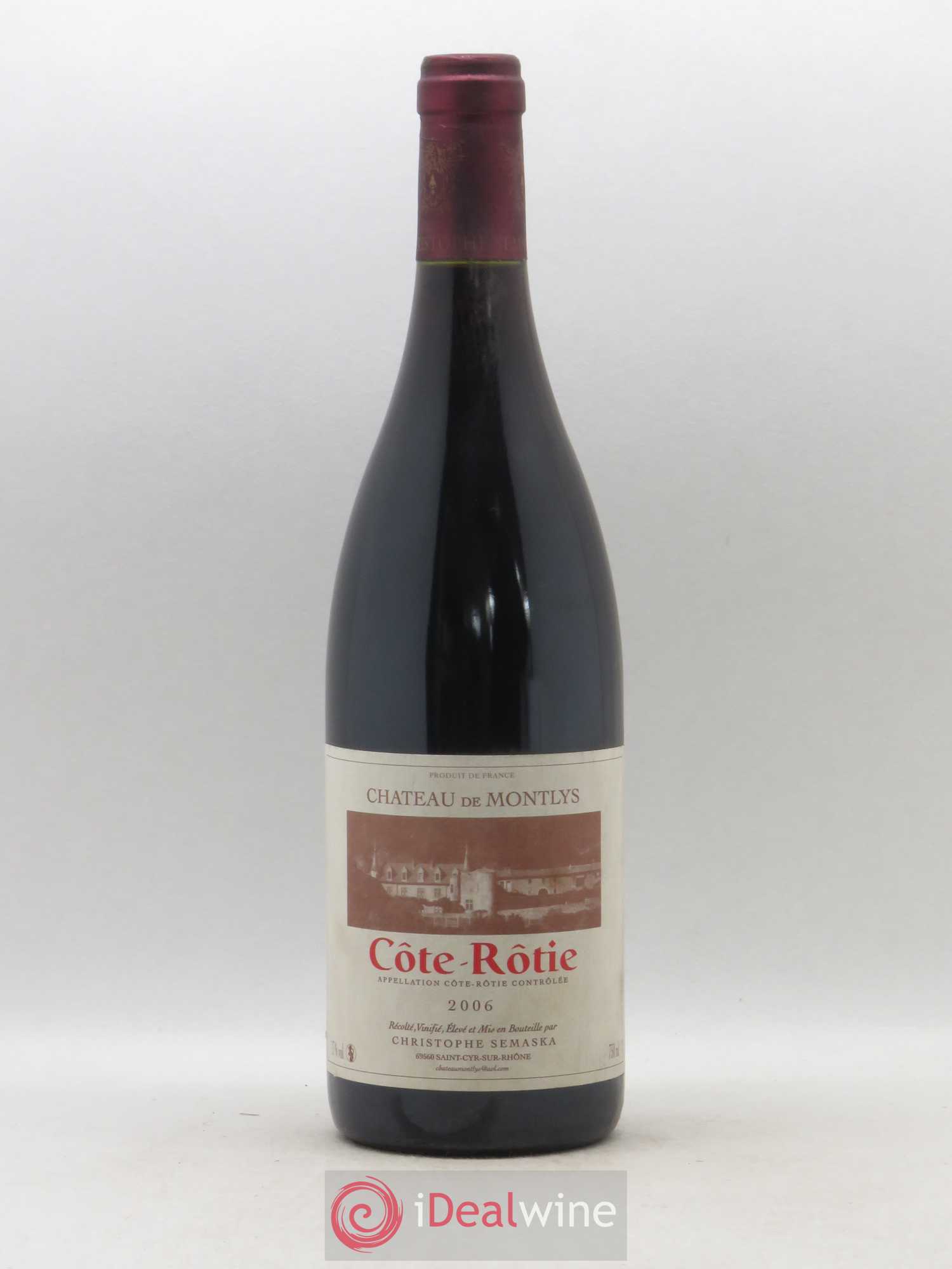Côte-Rôtie Château de Montlys 2006 - Lot de 1 bouteille - 0