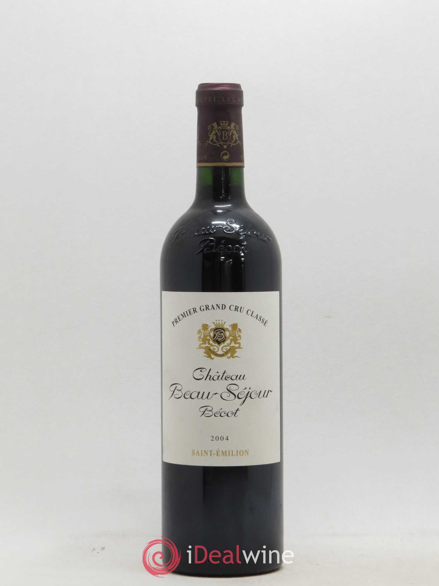 Château Beau-Séjour Bécot 1er Grand Cru Classé B 2004 - Posten von 1 Flasche - 0