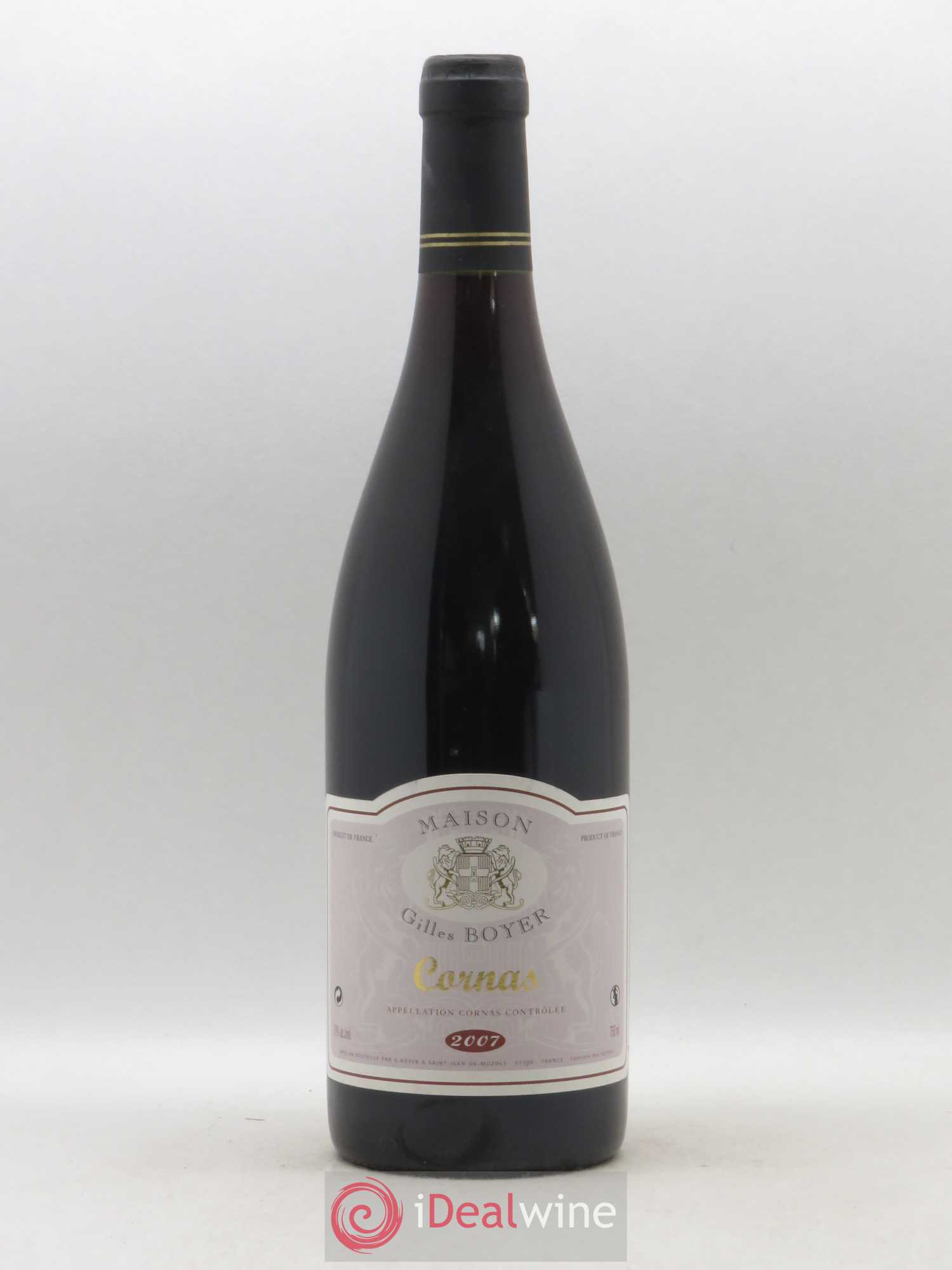 Cornas Maison Gilles Boyer 2007 - Posten von 1 Flasche - 0