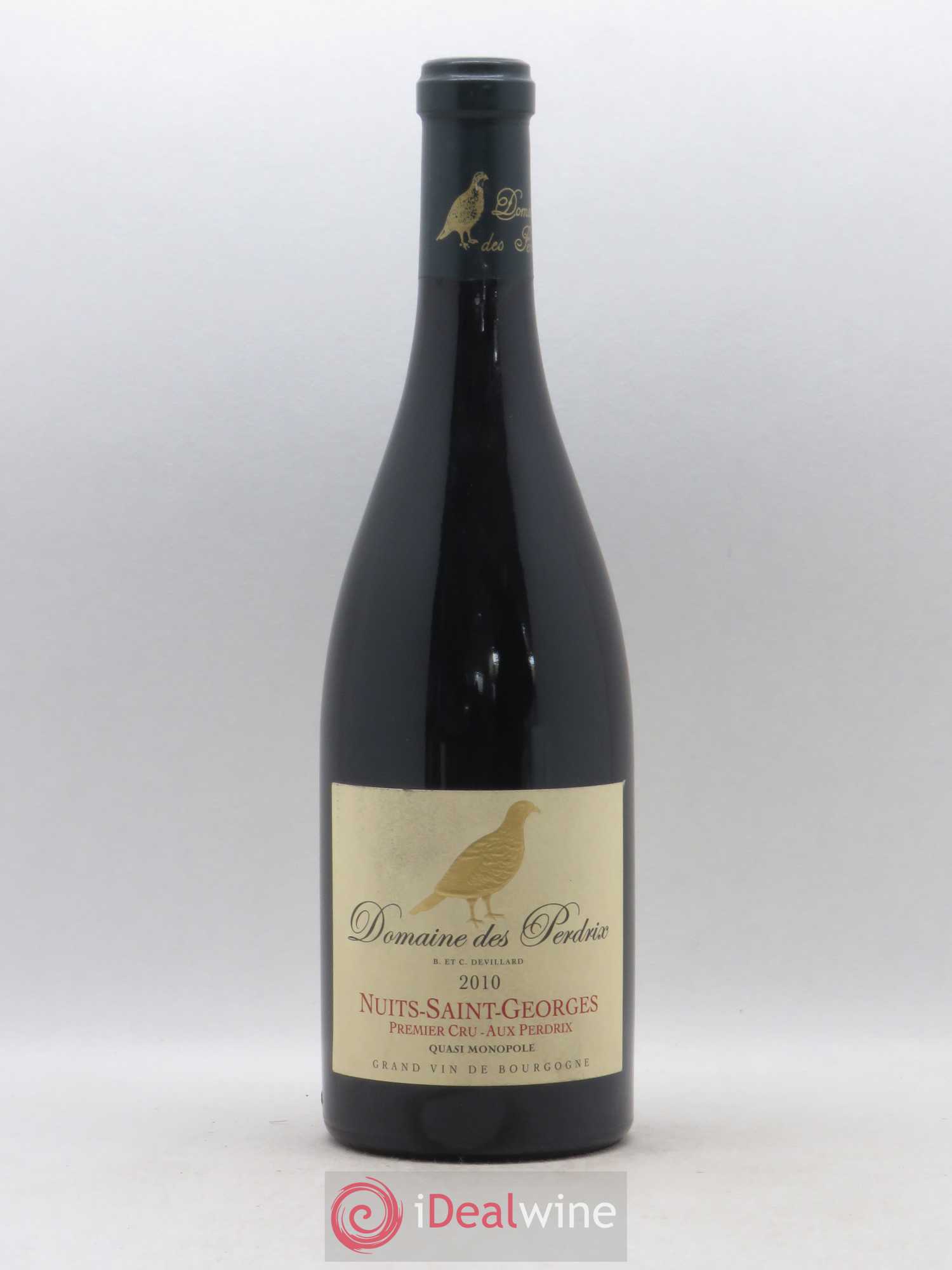 Nuits-Saint-Georges 1er Cru Aux Perdrix Perdrix (Domaine des) 2010 - Lot de 1 bouteille - 0