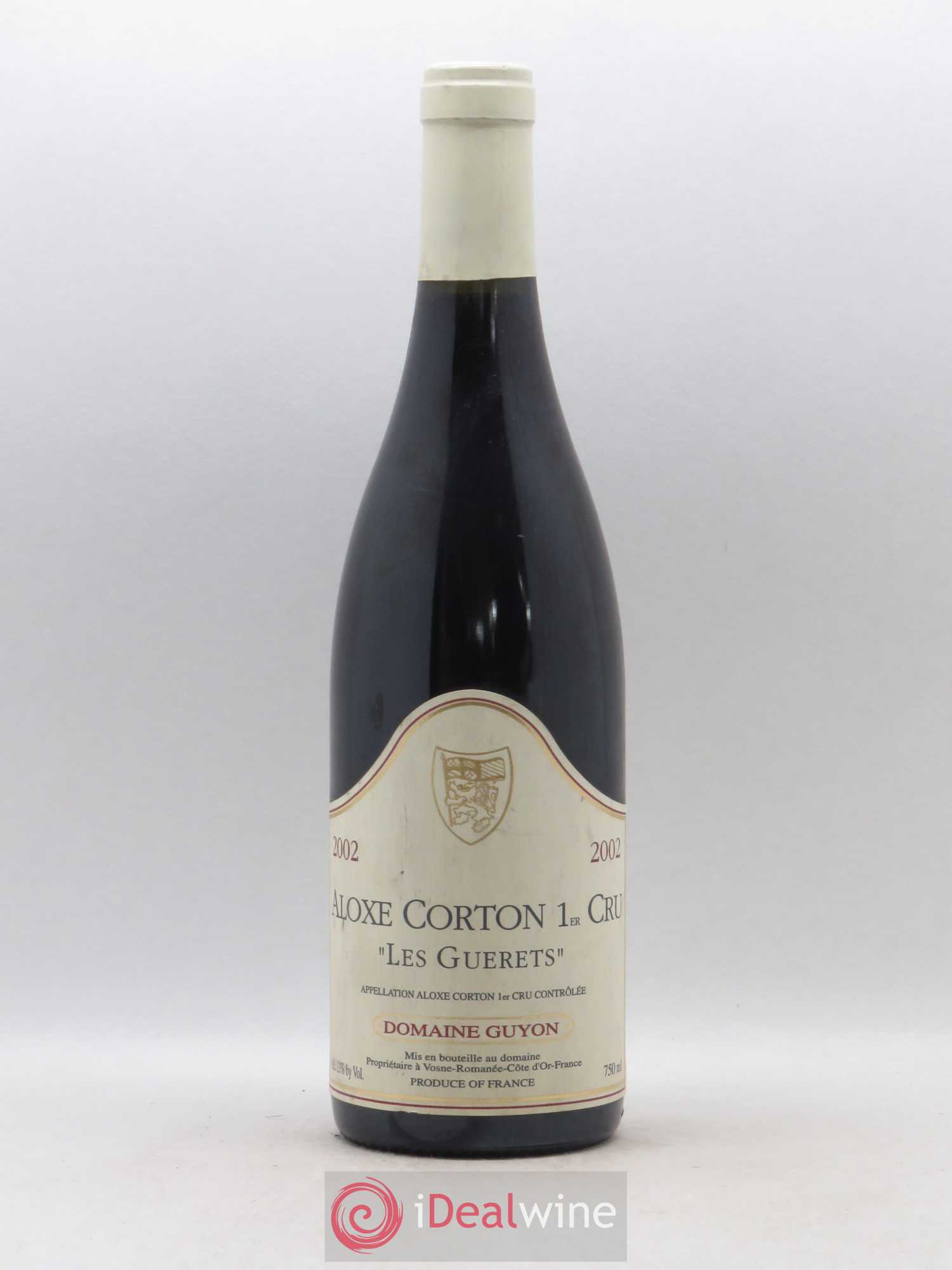 Aloxe-Corton 1er Cru Les Guerets Guyon 2002 - Posten von 1 Flasche - 0