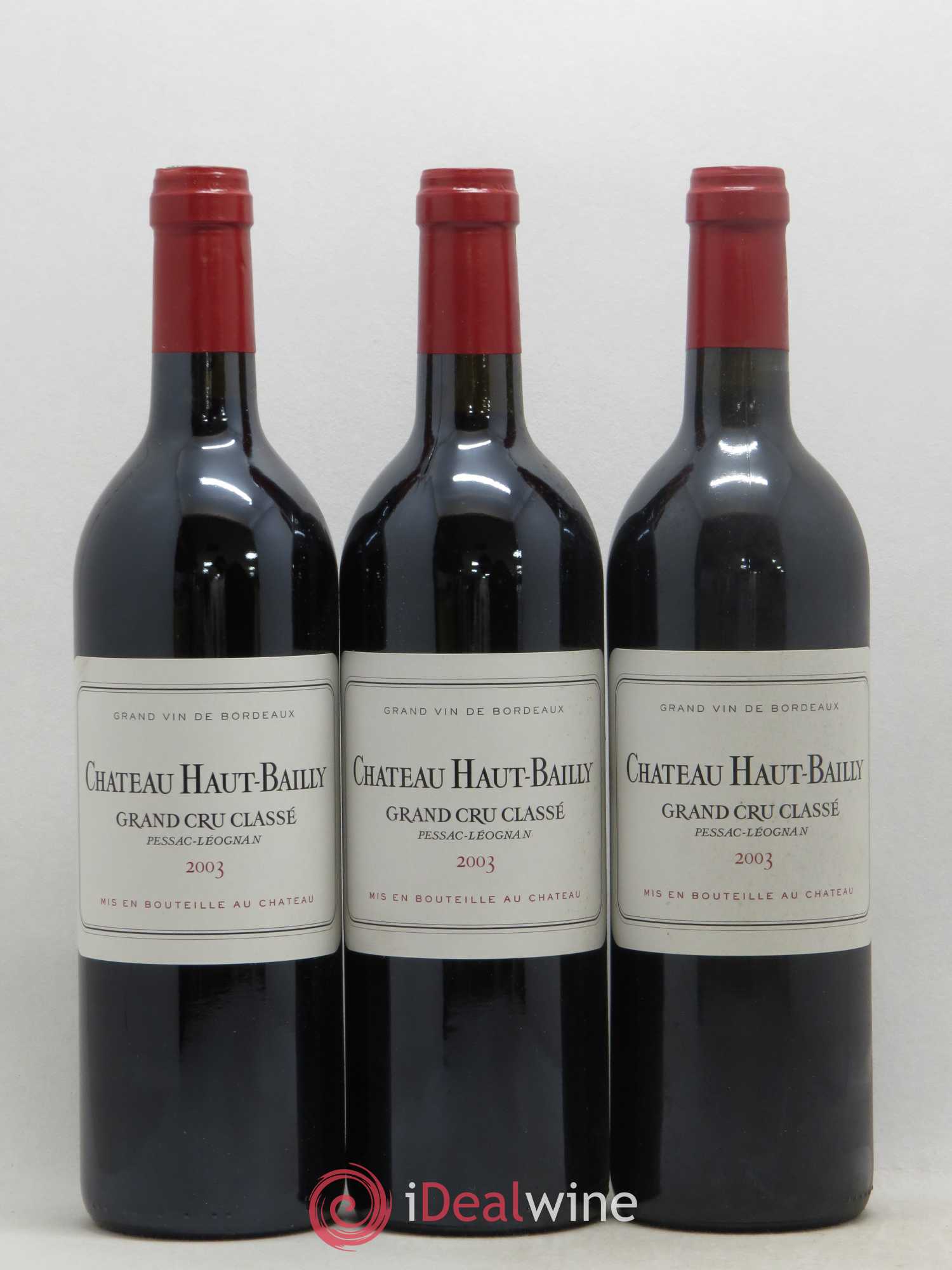 Château Haut-Bailly Cru Classé de Graves 2003 - Lot de 6 bouteilles - 1