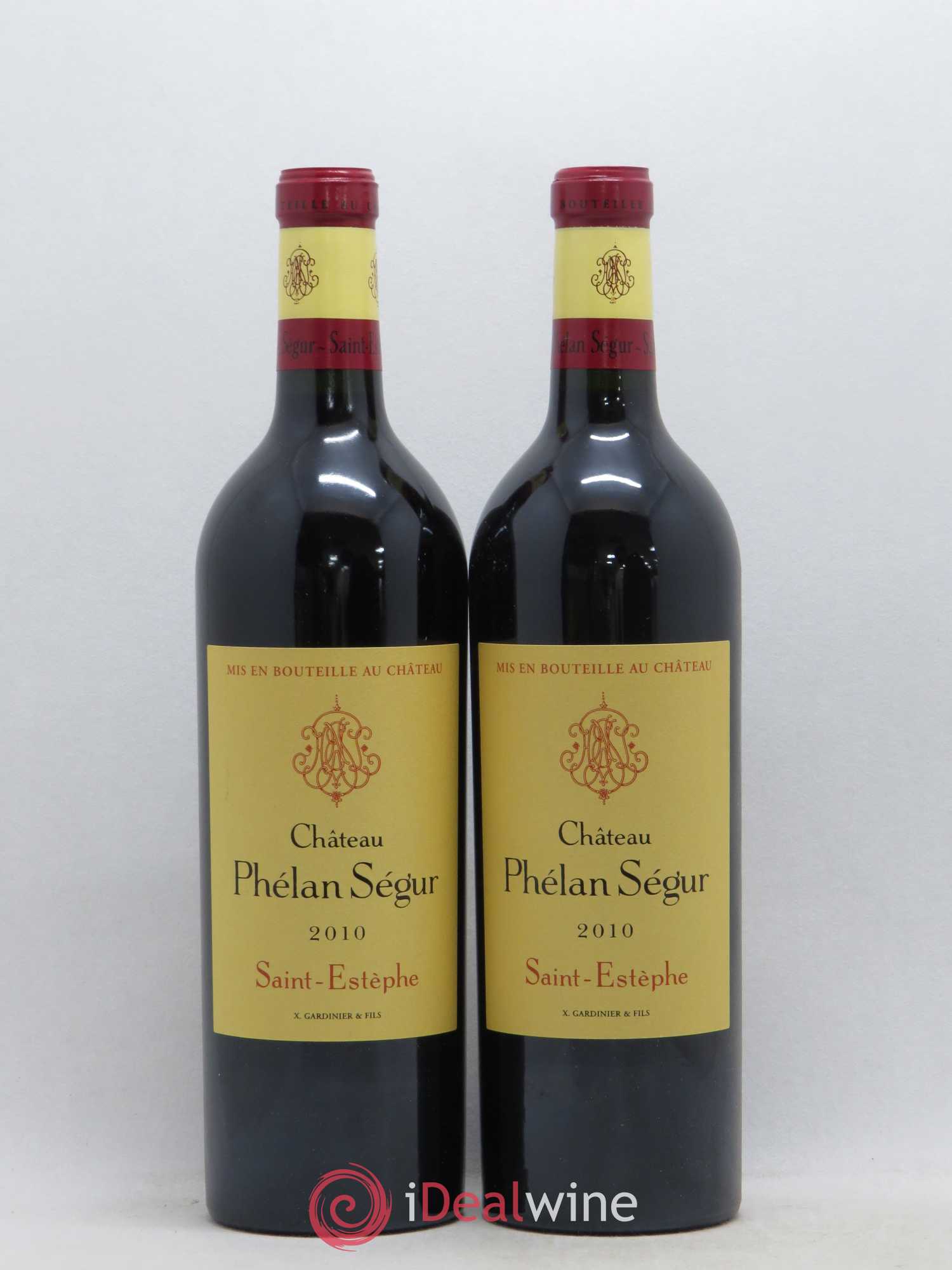 Château Phélan Ségur 2010 - Lot de 2 bouteilles - 0