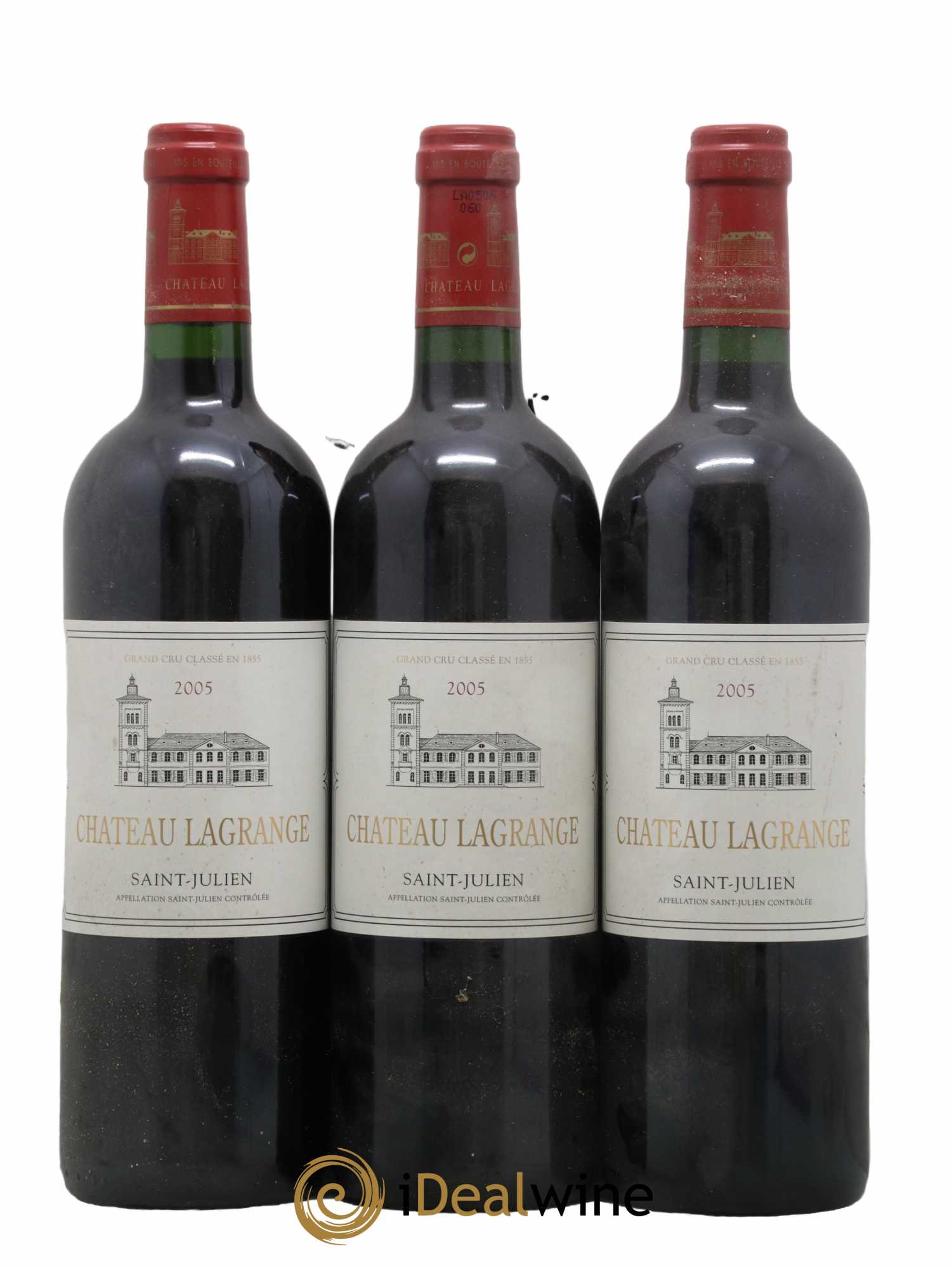 Château Lagrange 3ème Grand Cru Classé 2005 - Lot de 3 bouteilles - 0