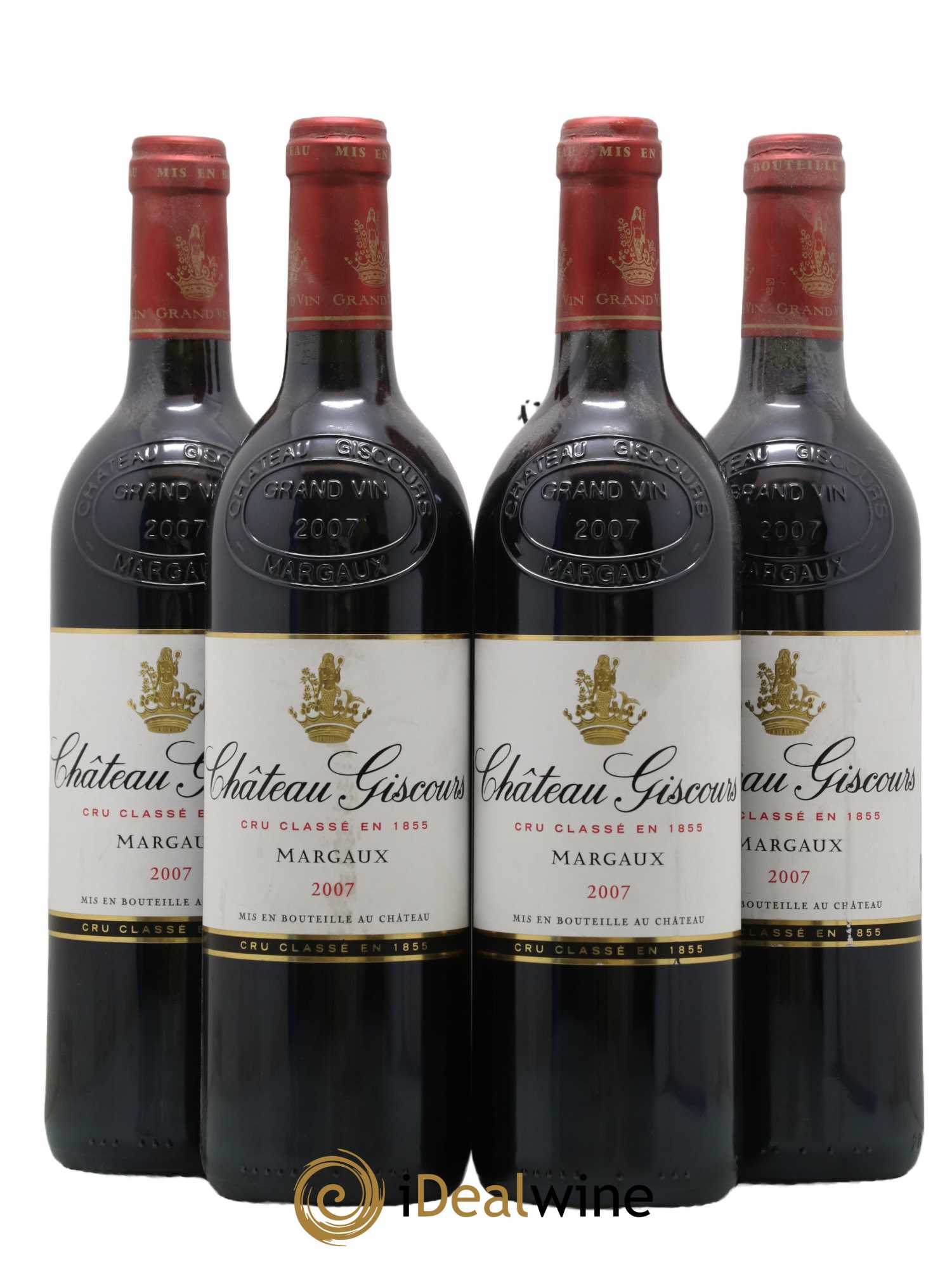 Château Giscours 3ème Grand Cru Classé 2007 - Lot de 4 bouteilles - 0