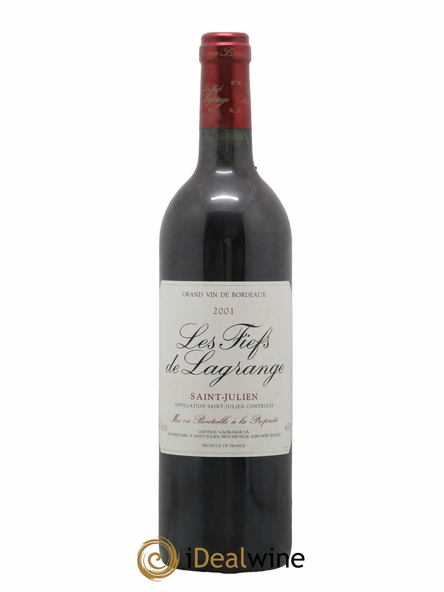 Les Fiefs de Lagrange Second Vin 2001 - Lot de 1 bouteille - 0